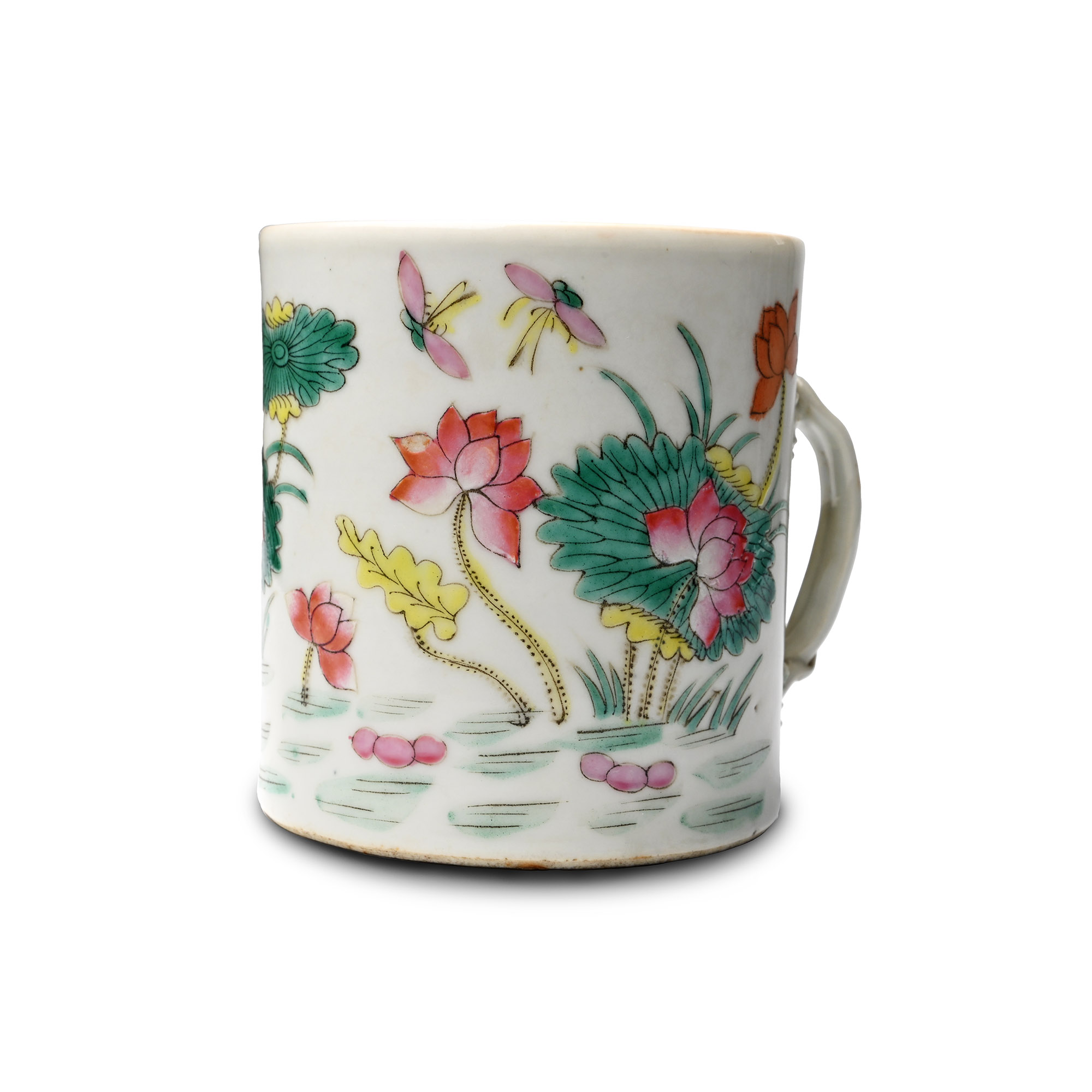 Chinese Famille Rose Porcelain Mug