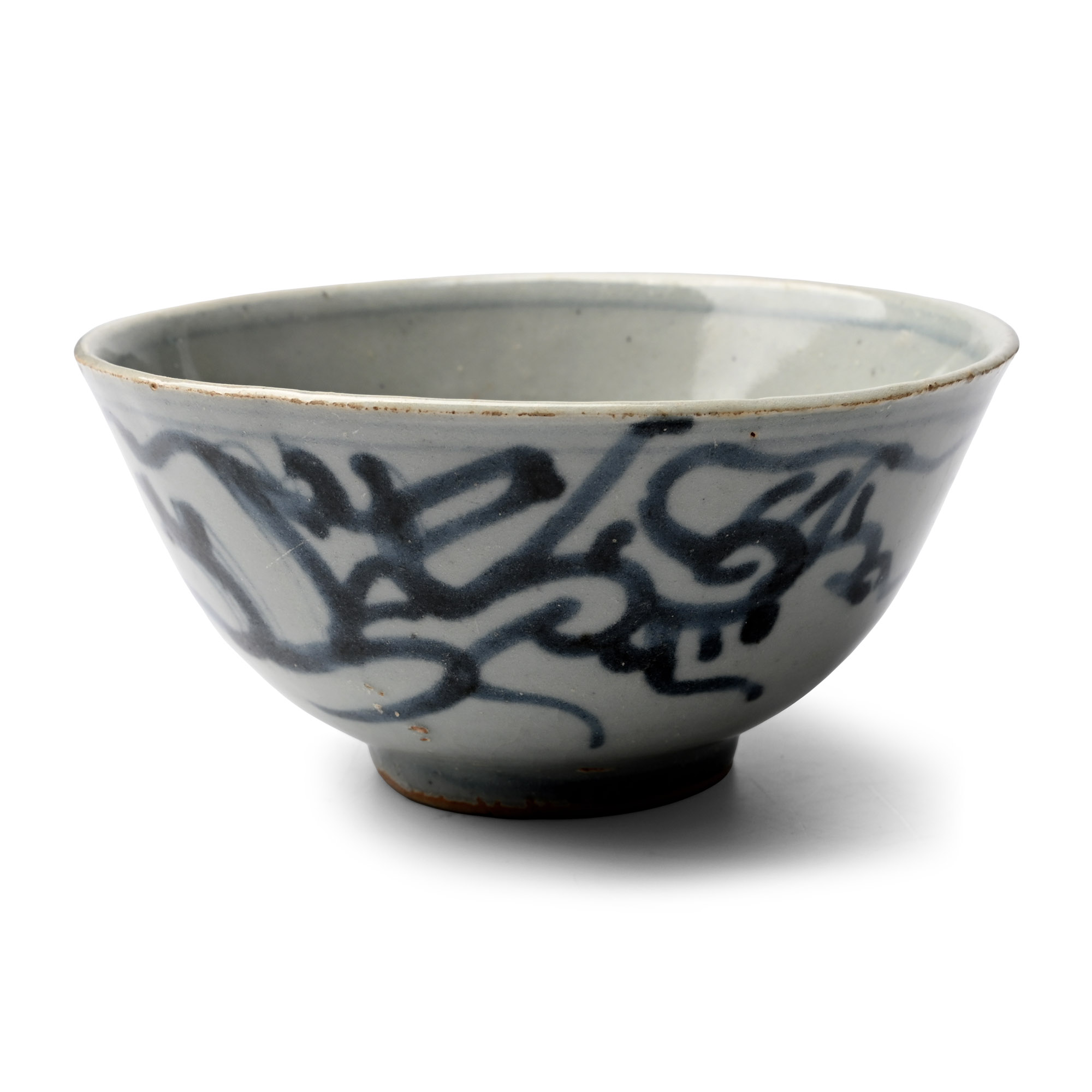 Chinese Blue and White Painted Tea Bowl