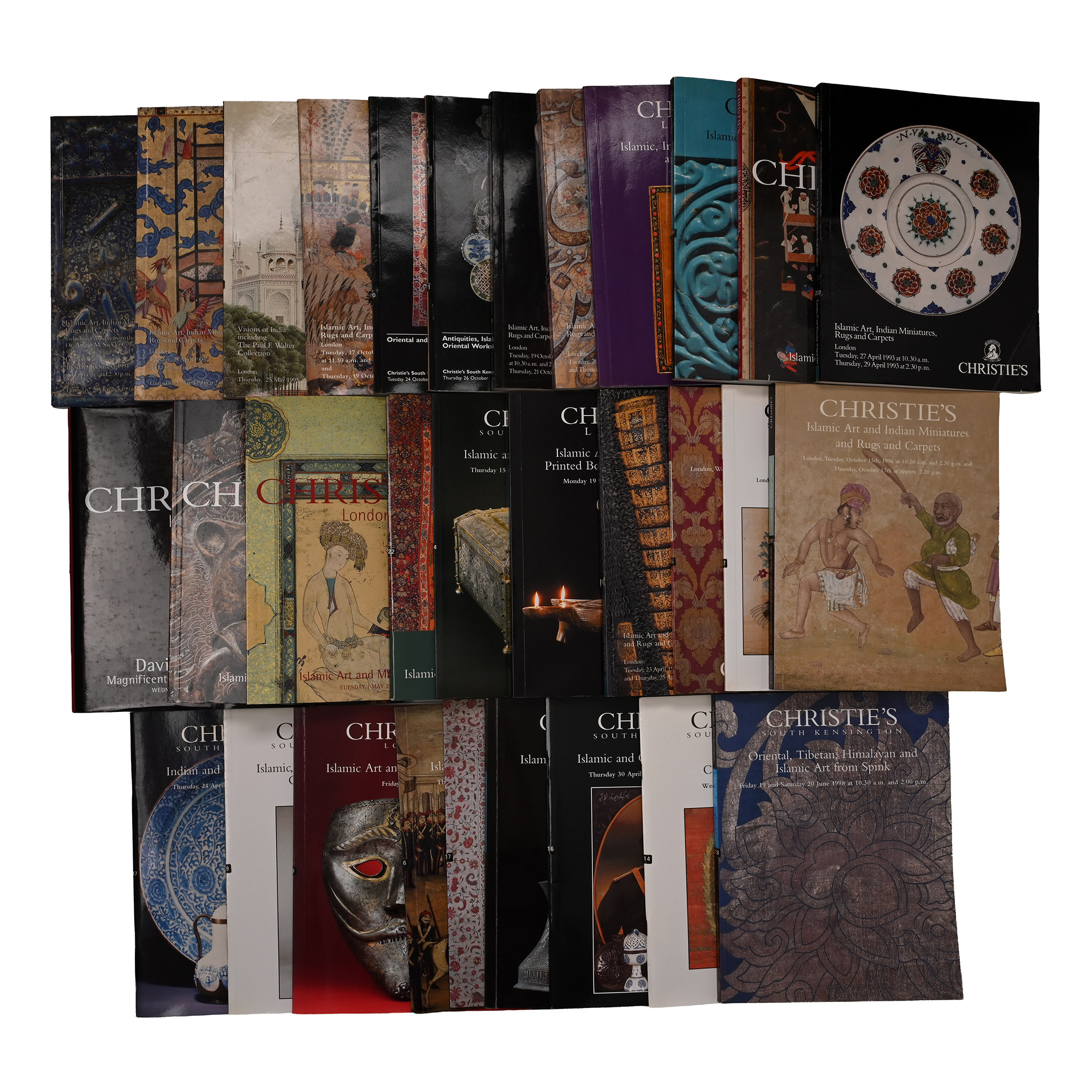 Christie's London Islamic and Indian Art Auction Catalogue Group - 32 Titles