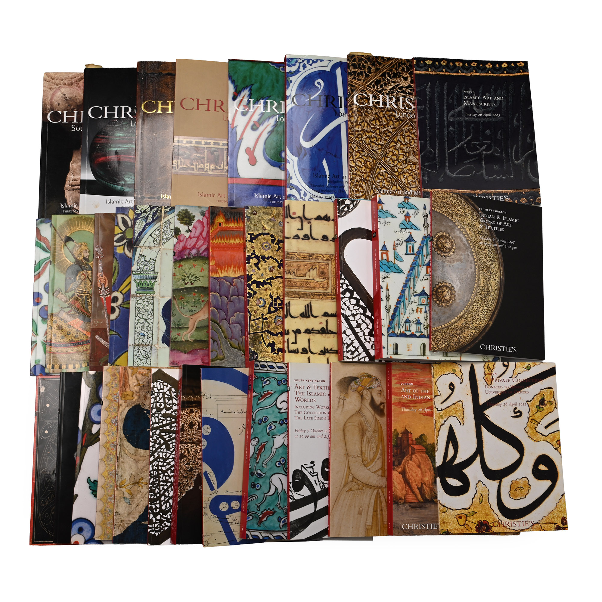 Christie's London Islamic and Indian Art Auction Catalogue Group - 33 Titles