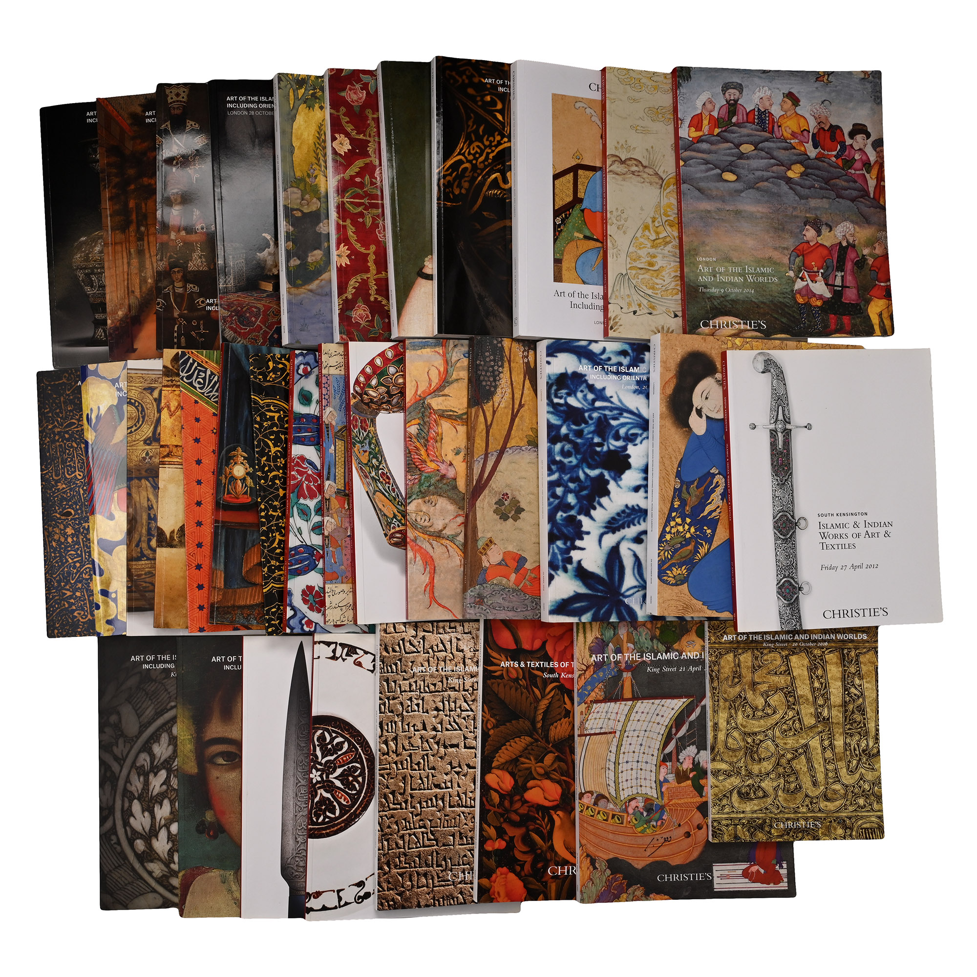 Christie's London Islamic and Indian Art Auction Catalogue Group - 34 Titles
