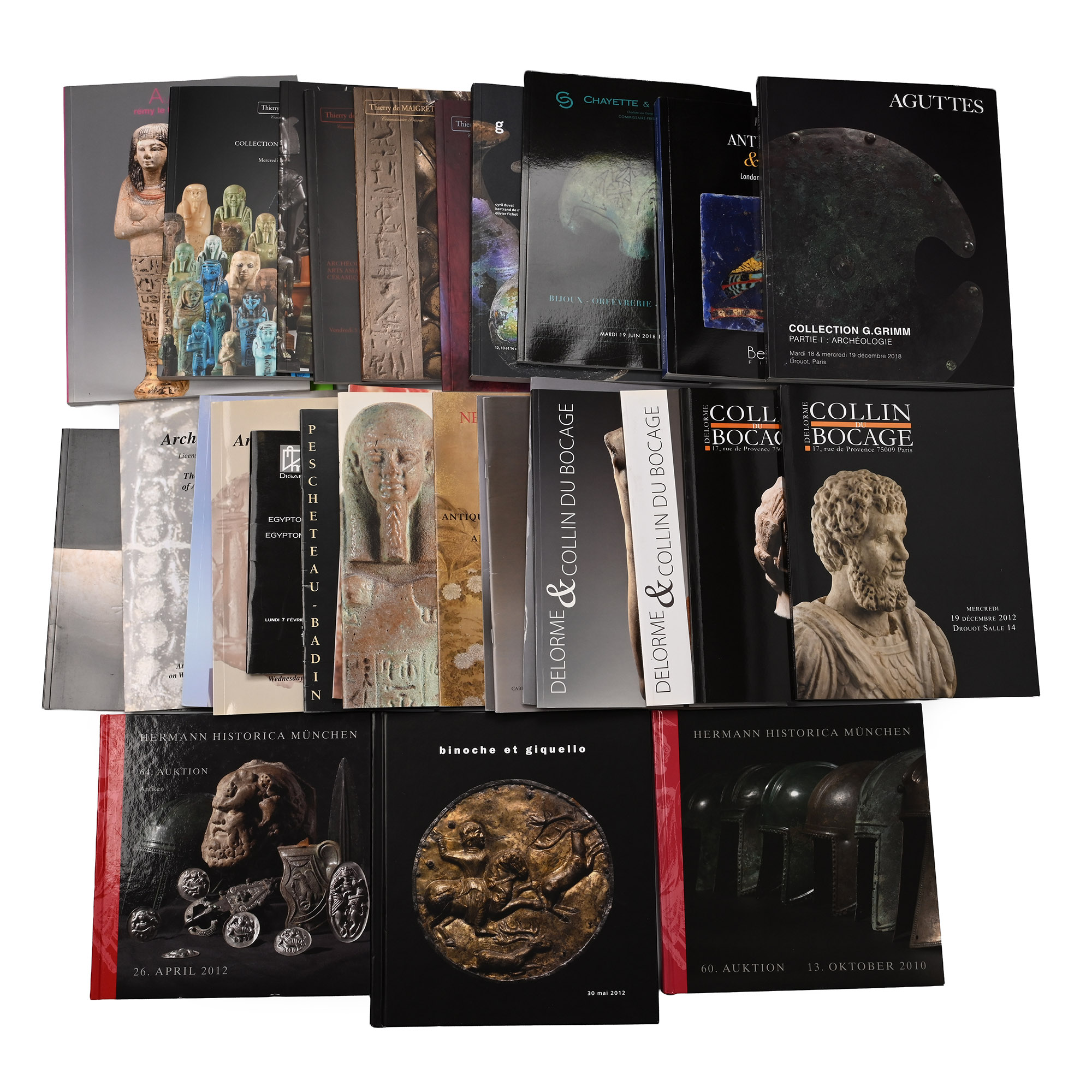Mixed Mainly European Antiquities and Archaeology Auction Catalogues - 30 Titles