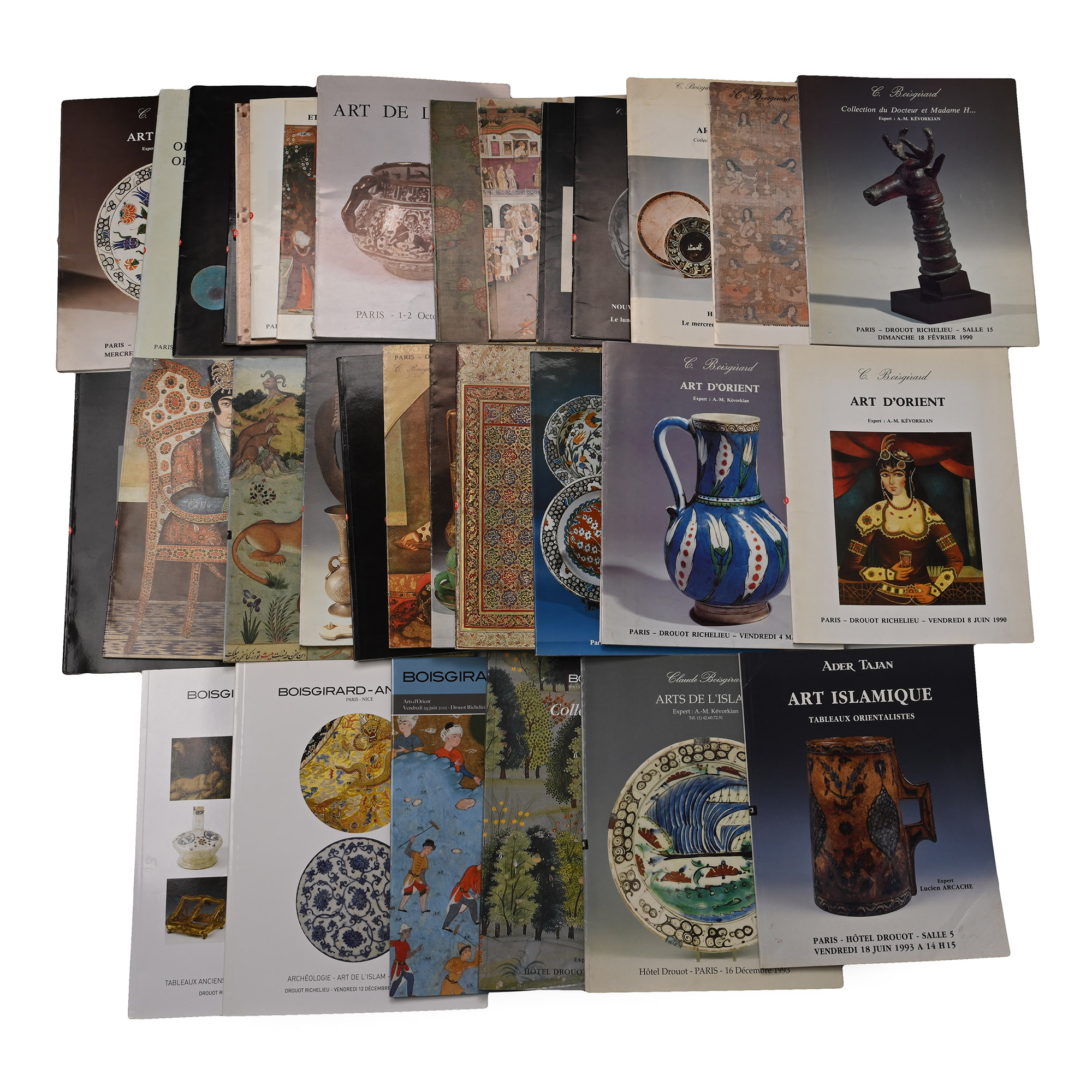 Boisgirad Islamic and Orient Auction Catalogues - 34 Titles