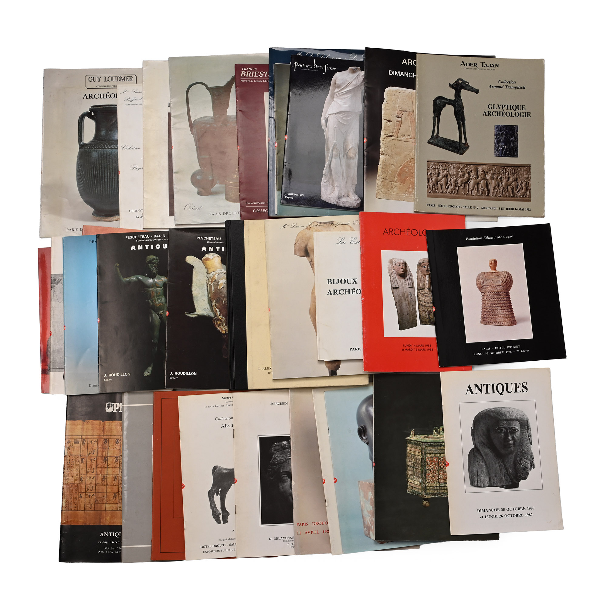 Mixed European Antiquities and Archaeology Auction Catalogues - 36 Titles