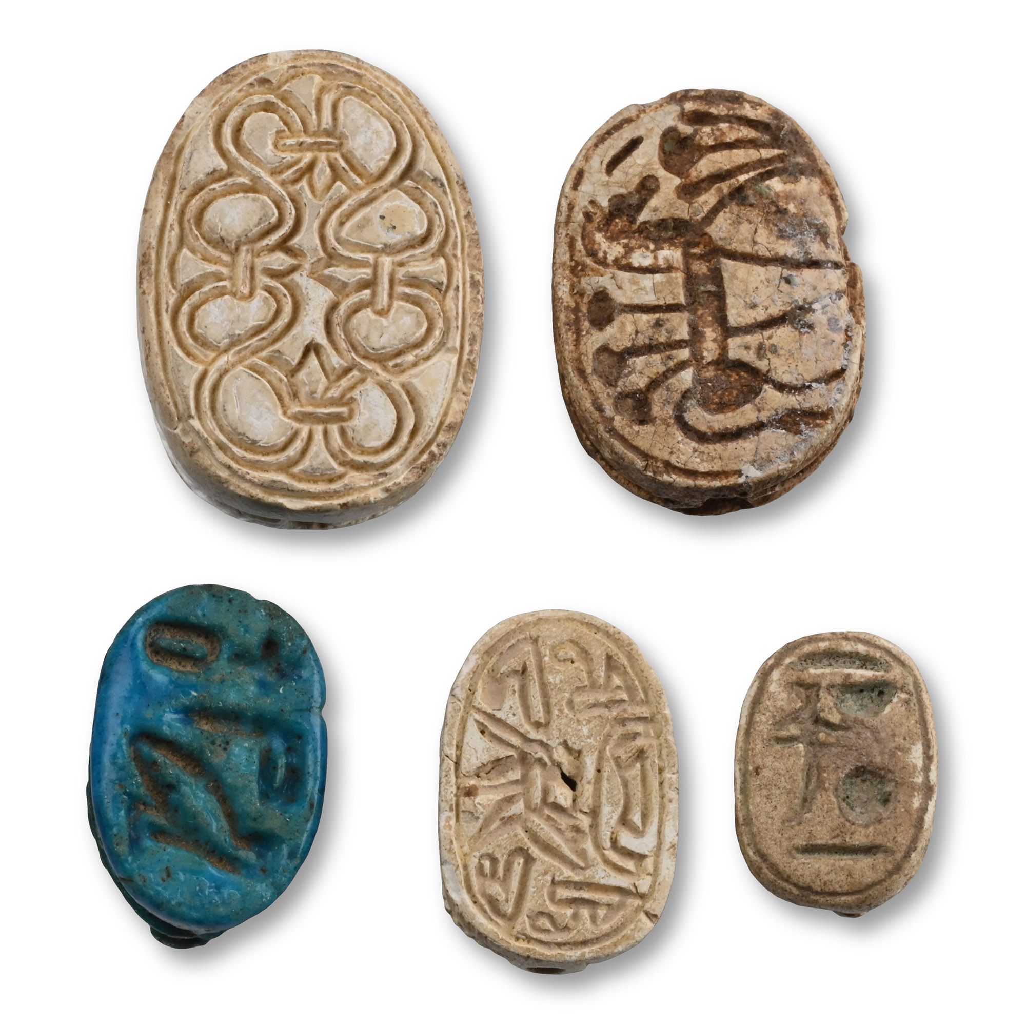 Egyptian Steatite and Other Scarab Group