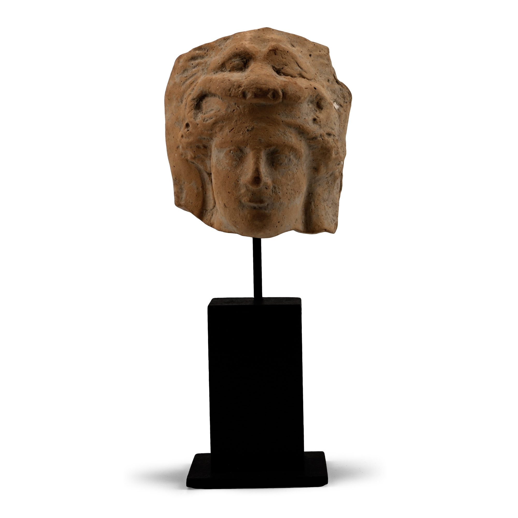 Greek Terracotta Head of a Goddess