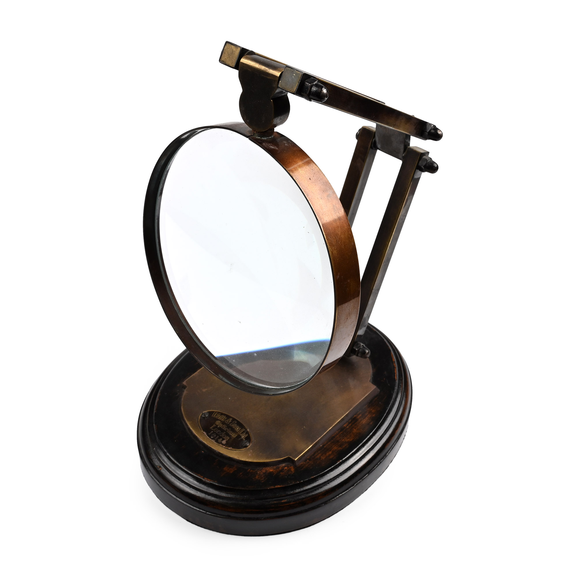 Reproduction 'Watts & Sons' Desk Magnifying Glass