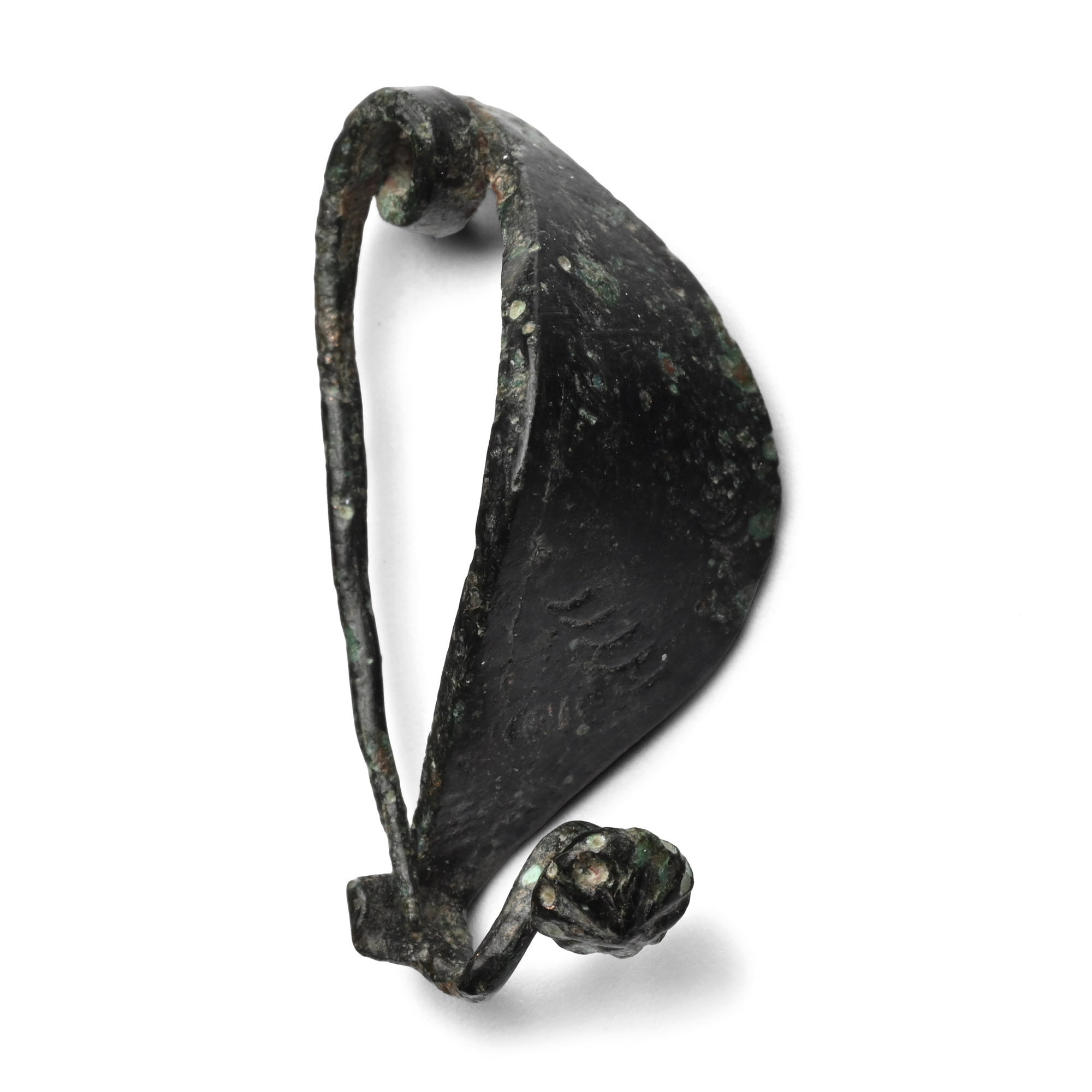 Iron Age Celtic Bronze La Tene Fibula