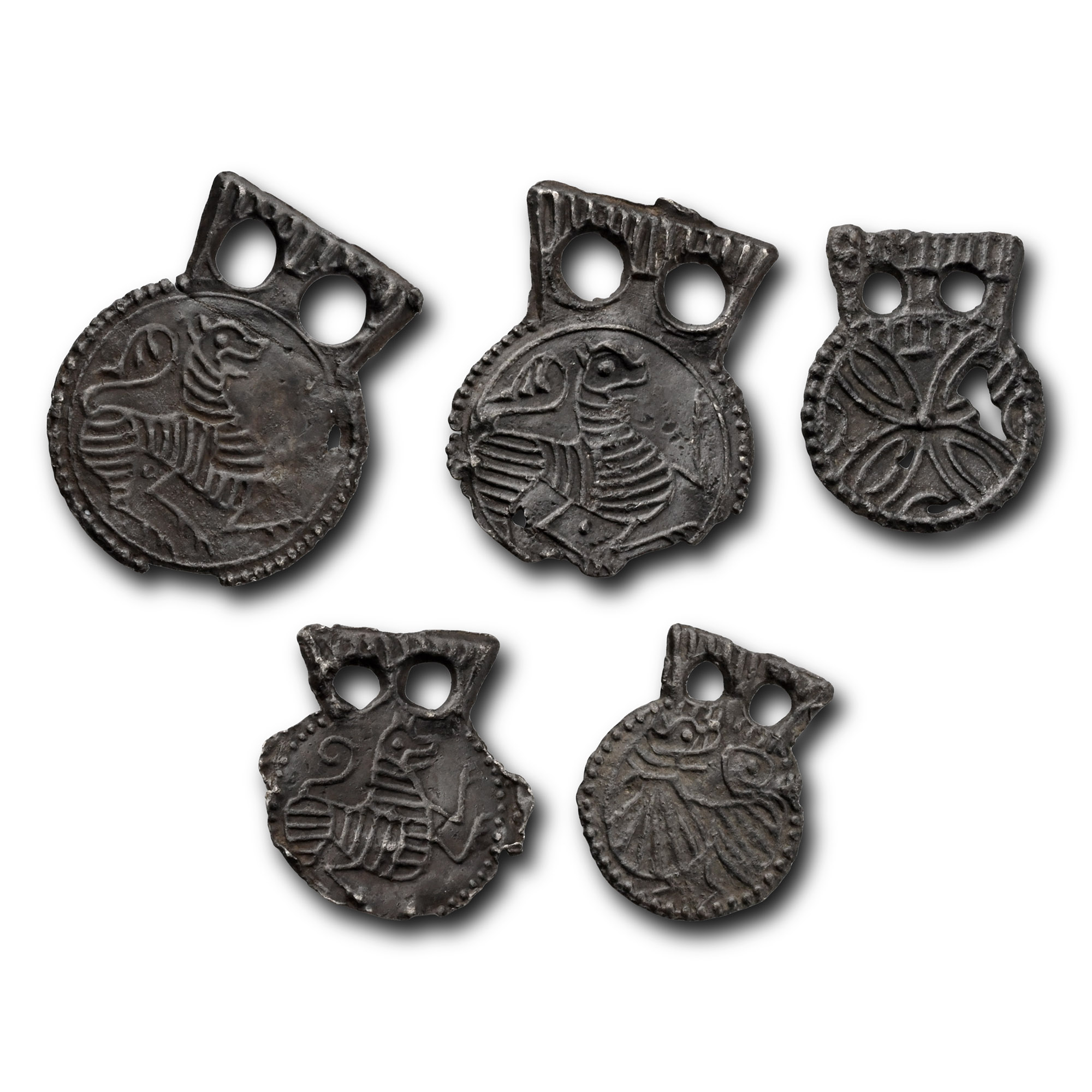 Medieval 'Thames' Decorated Spangle Group