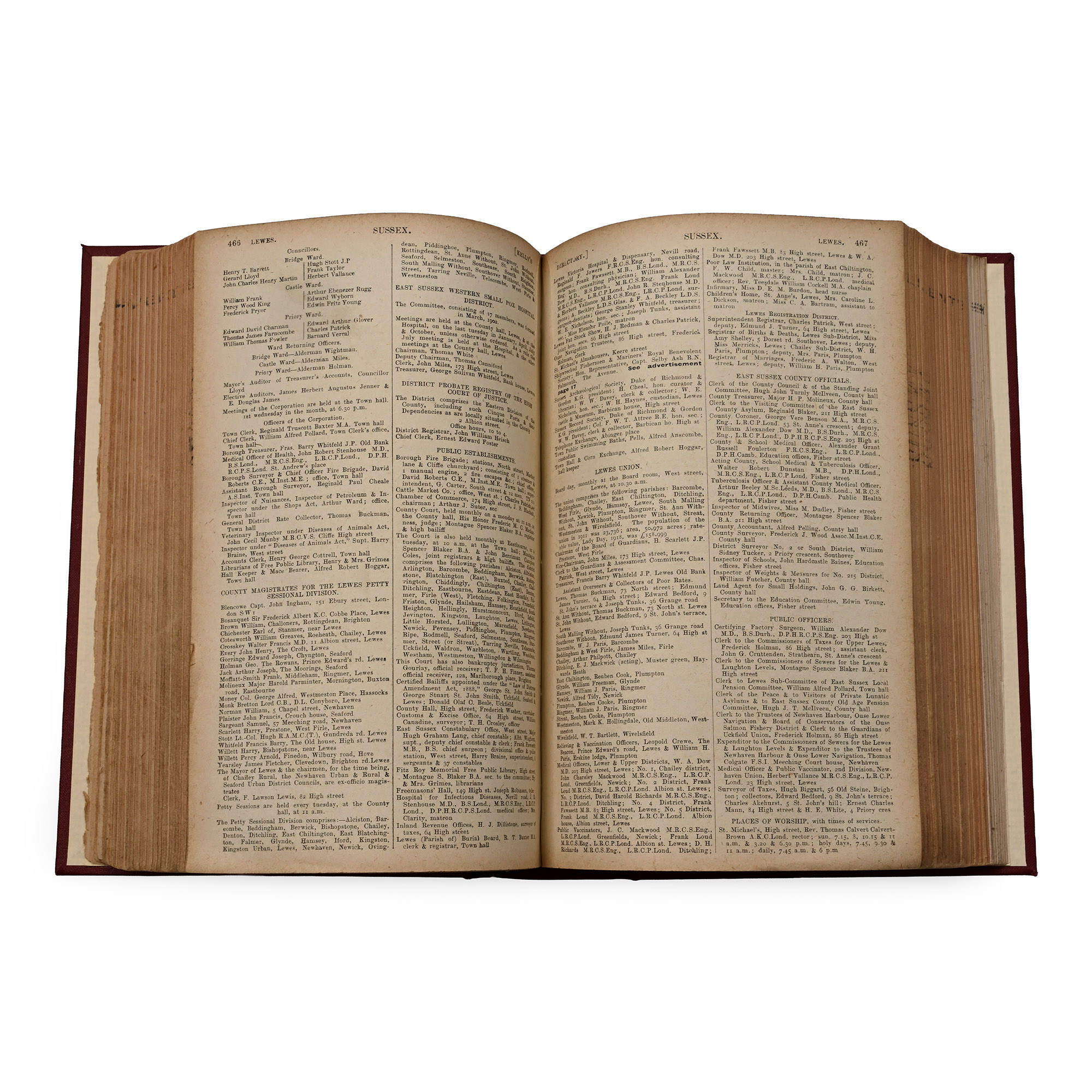 Kelly's Sussex Directory - 1918
