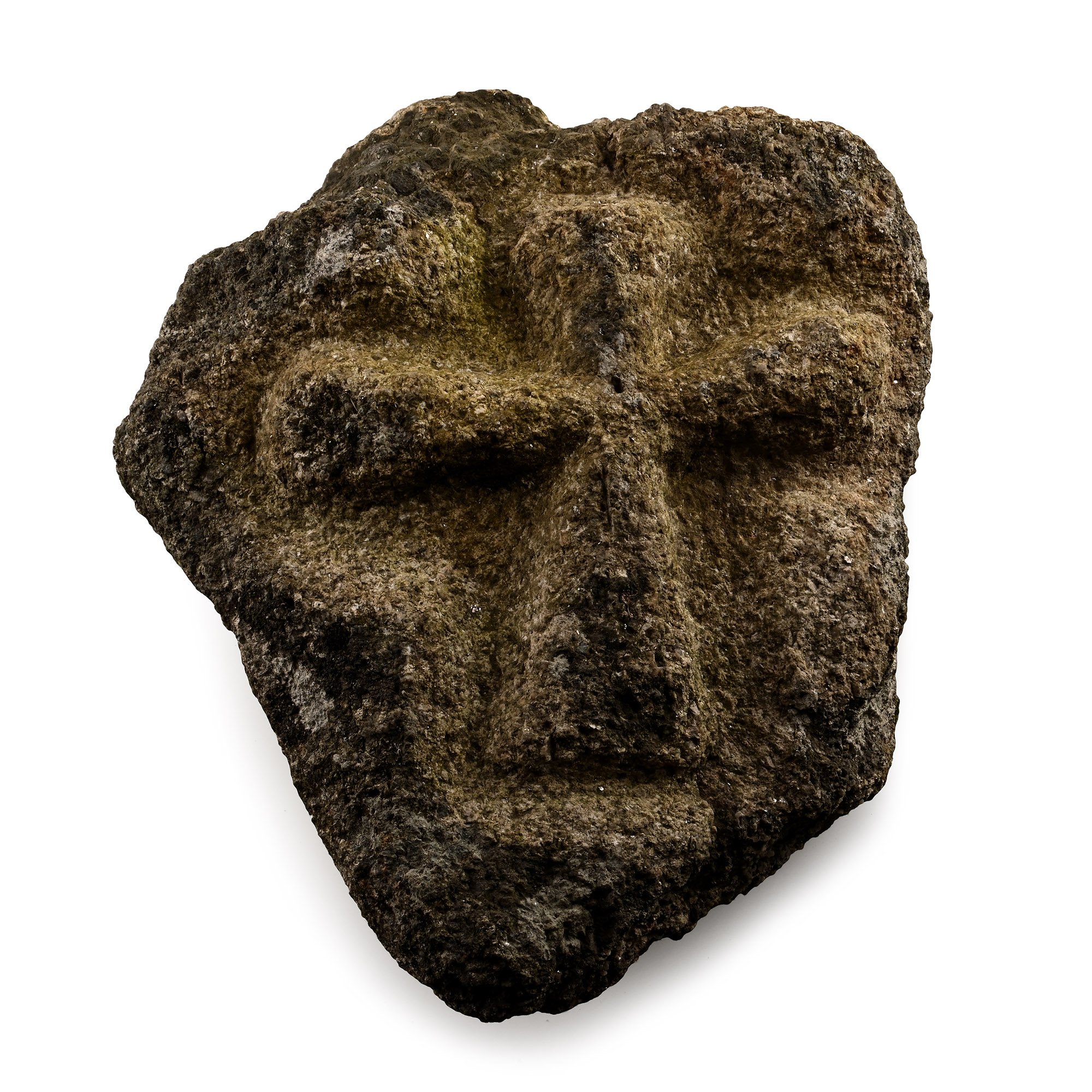 Medieval Pilgrim's Waymark Stone with Cross