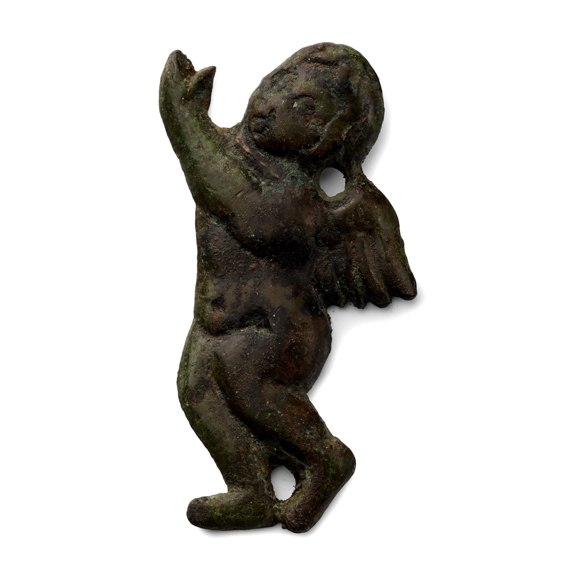 Georgian Bronze Putto Mount