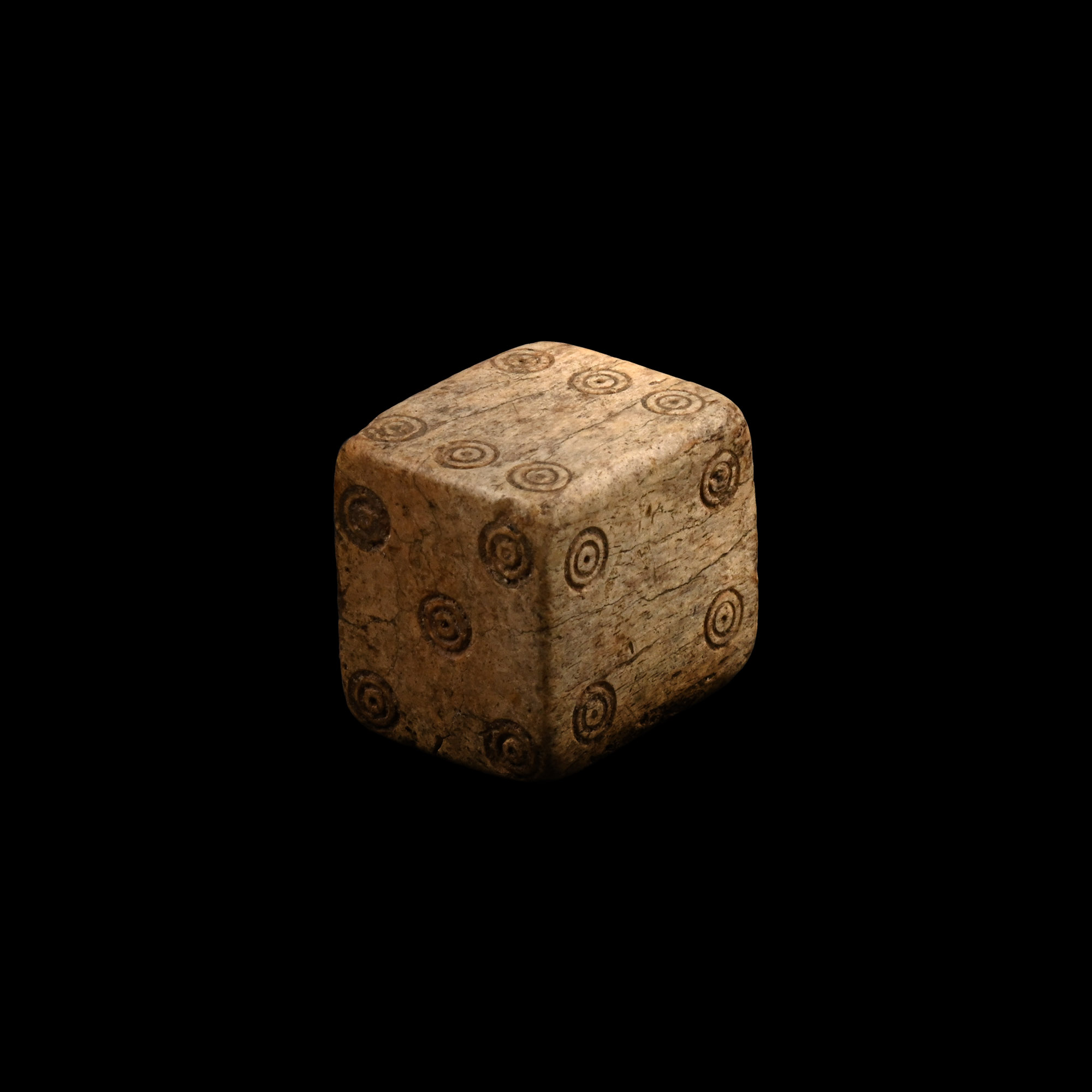 Large Roman Bone Gaming Dice