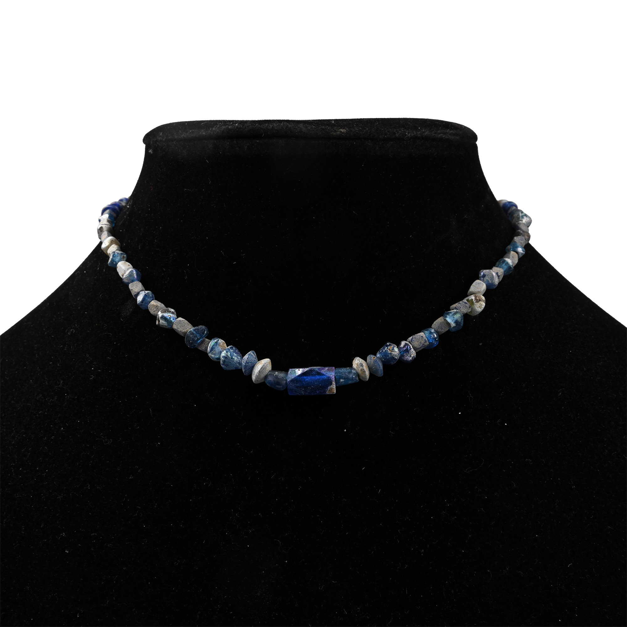 Roman Blue Glass Bead Necklace String