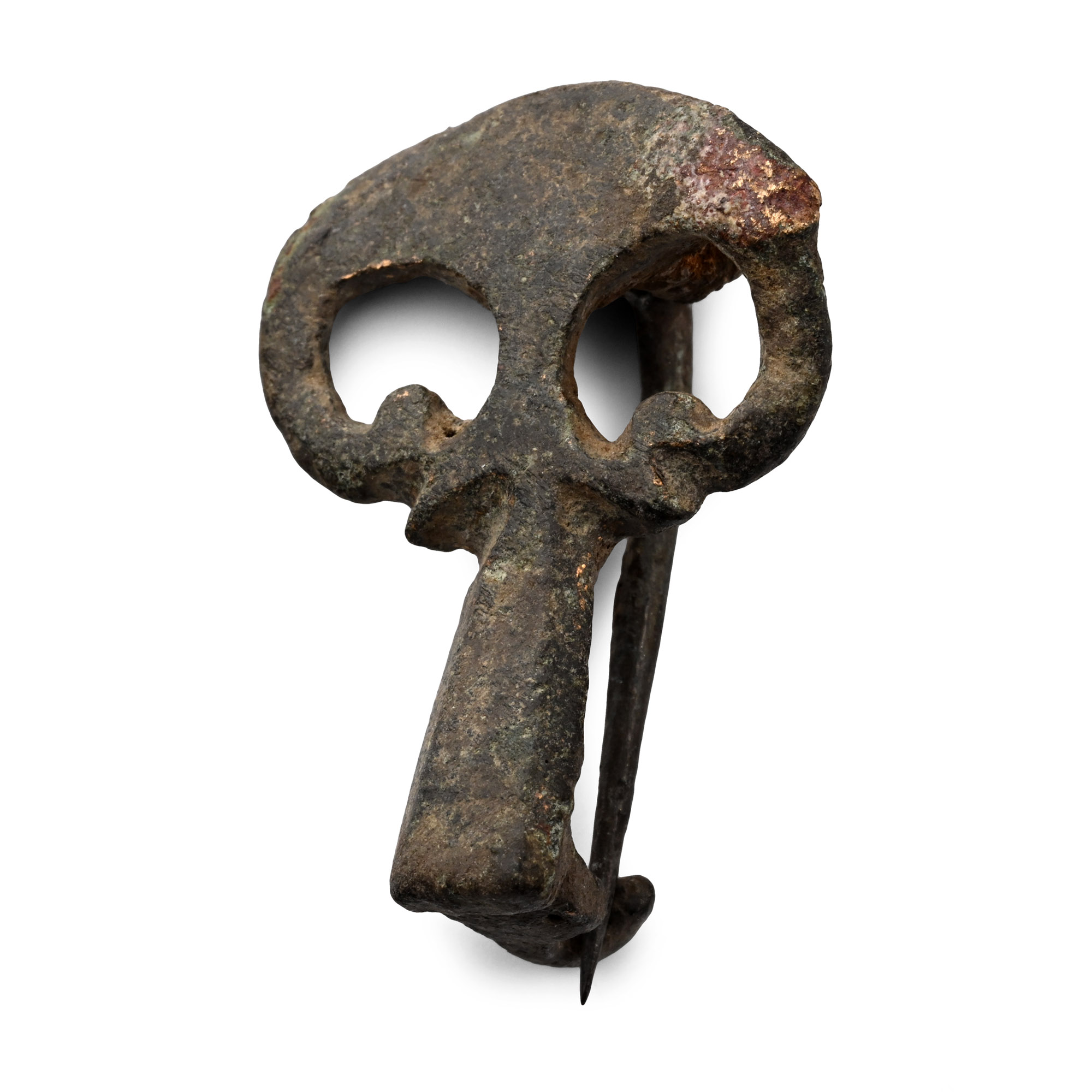 Roman Bronze Plate Brooch