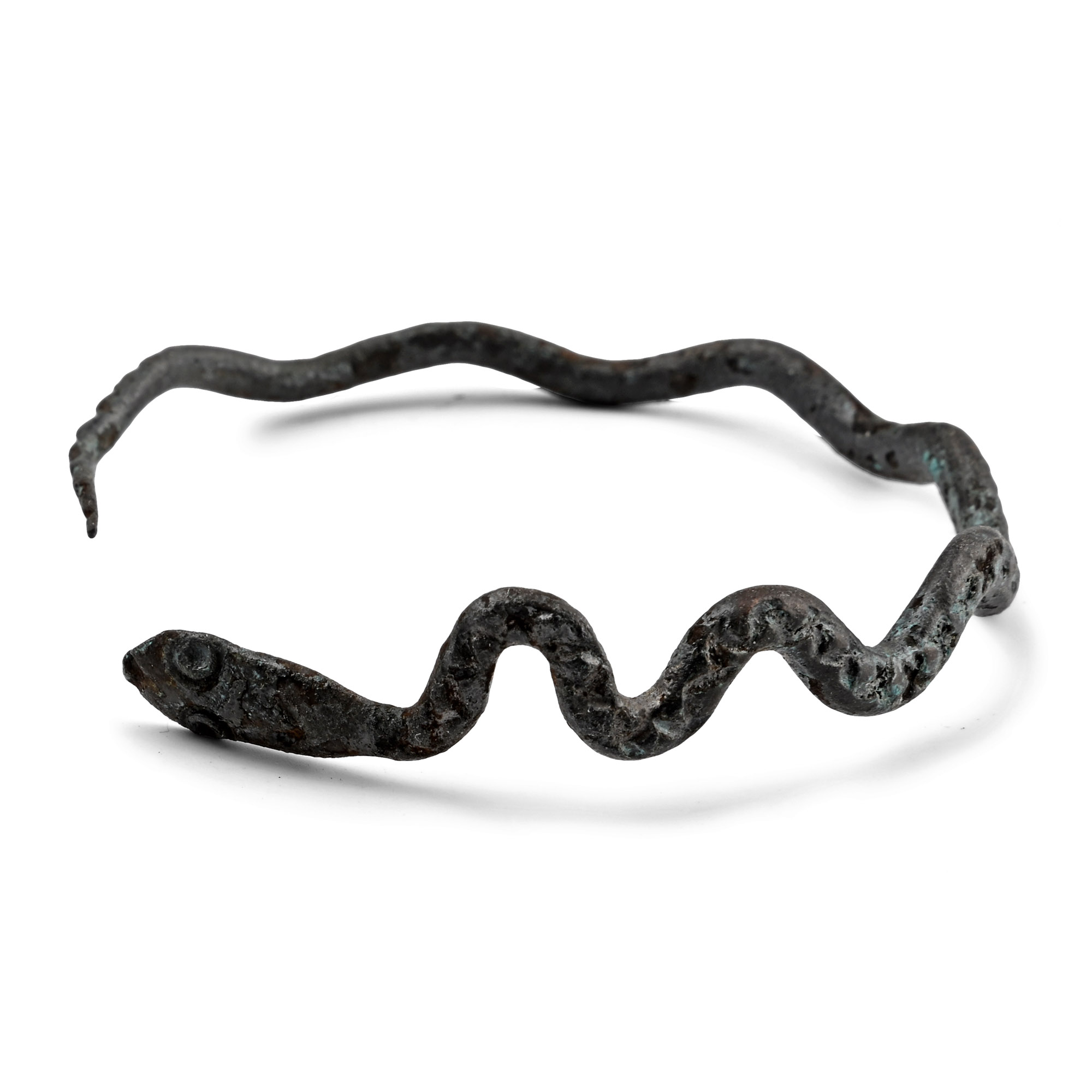 Roman Bronze Snake Bracelet