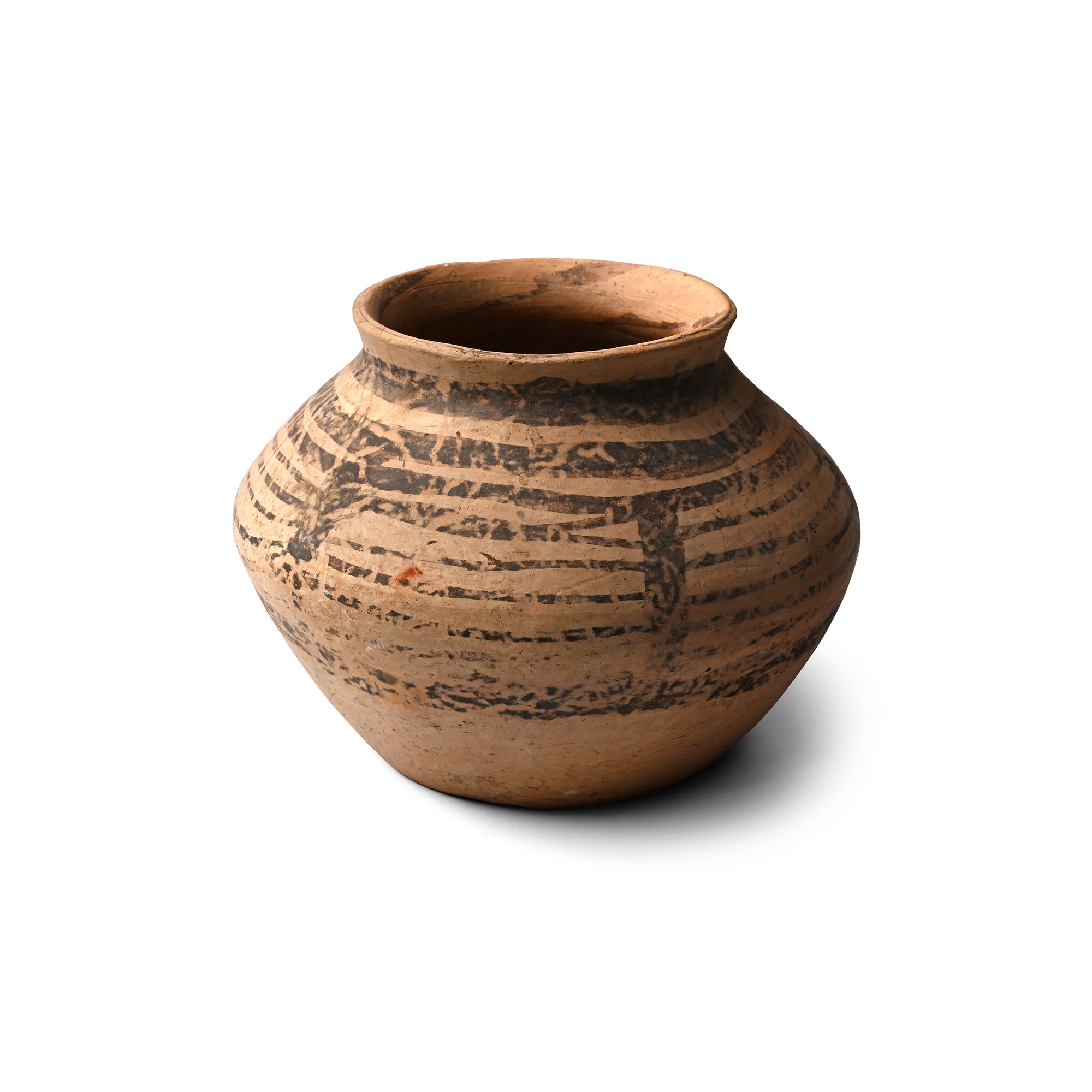 Indus Valley Painted Terracotta Storage Vessel