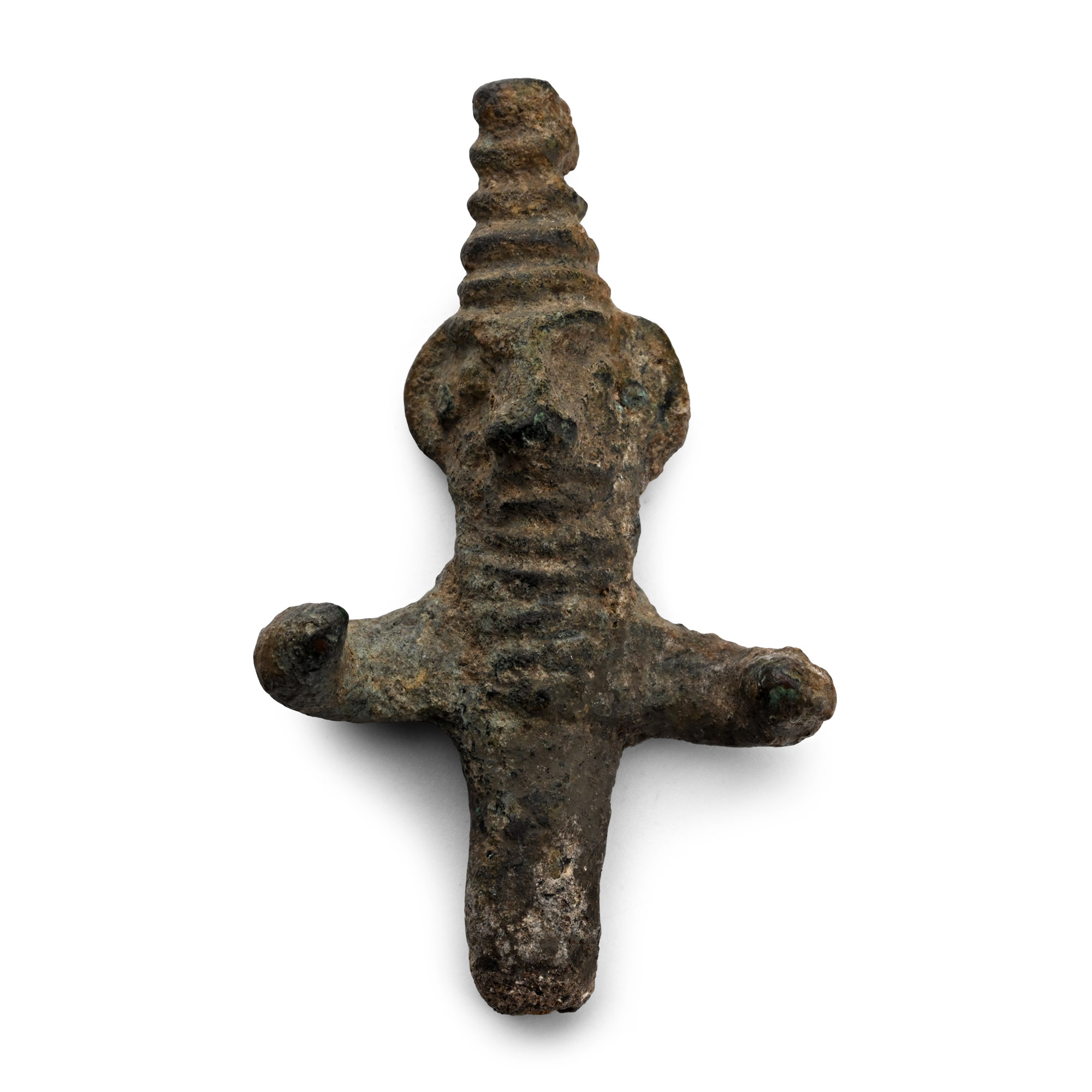 Western Asiatic Bronze Idol with Dressed Hair