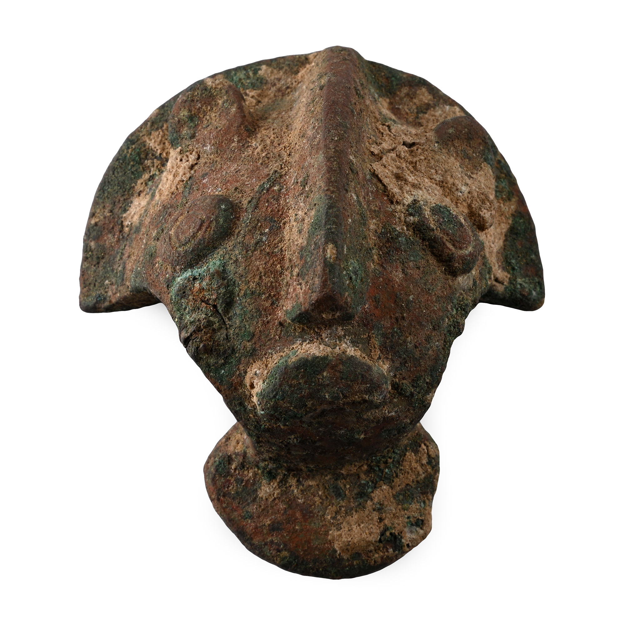 Elamite Bronze Head Mount