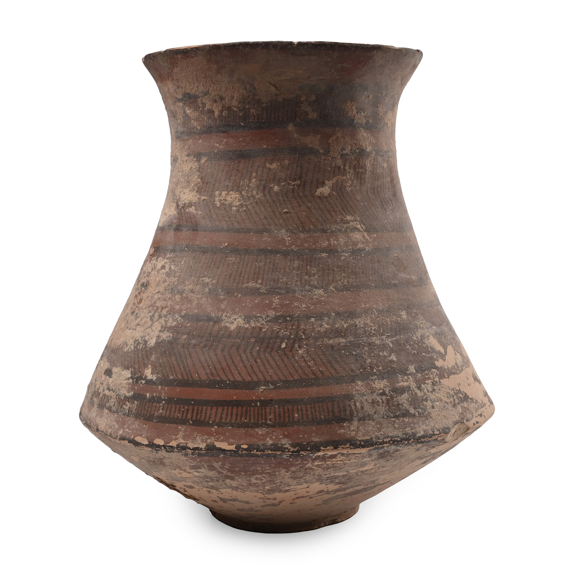 Indus Valley Mehrgarh Terracotta Geometric Vase
