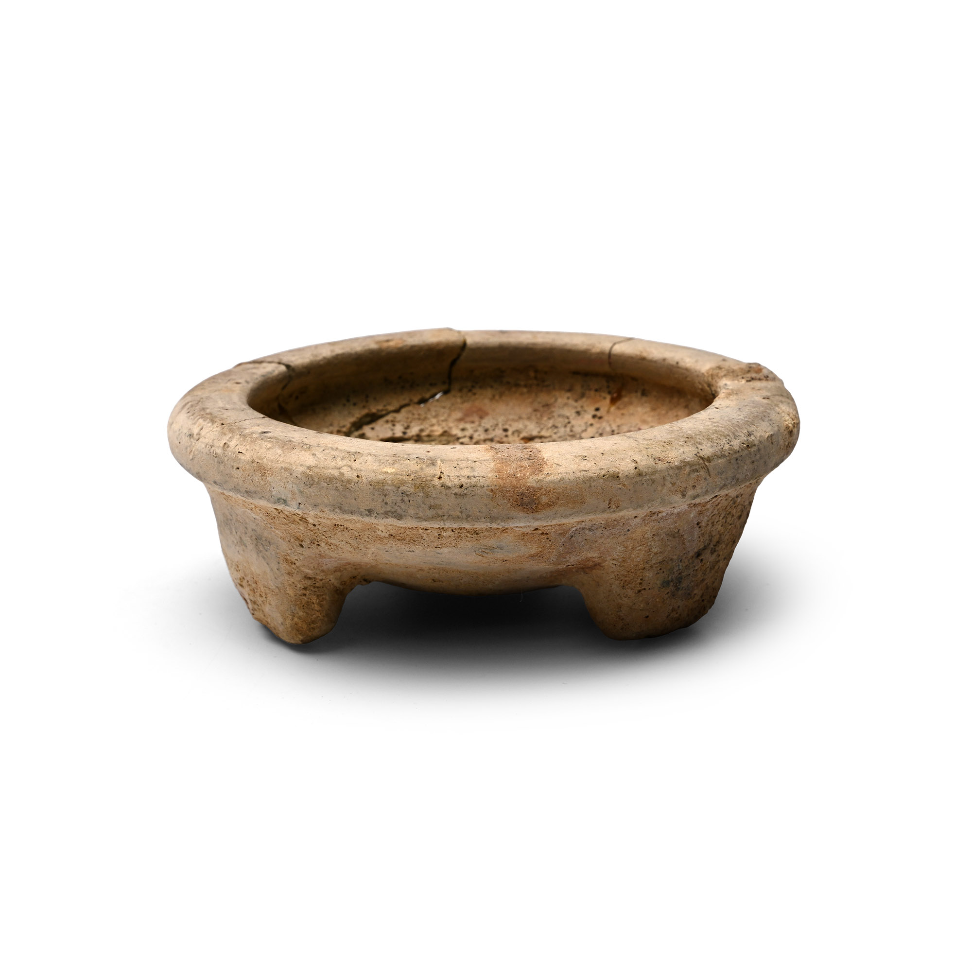 Parthian Shallow Terracotta Tripod Dish