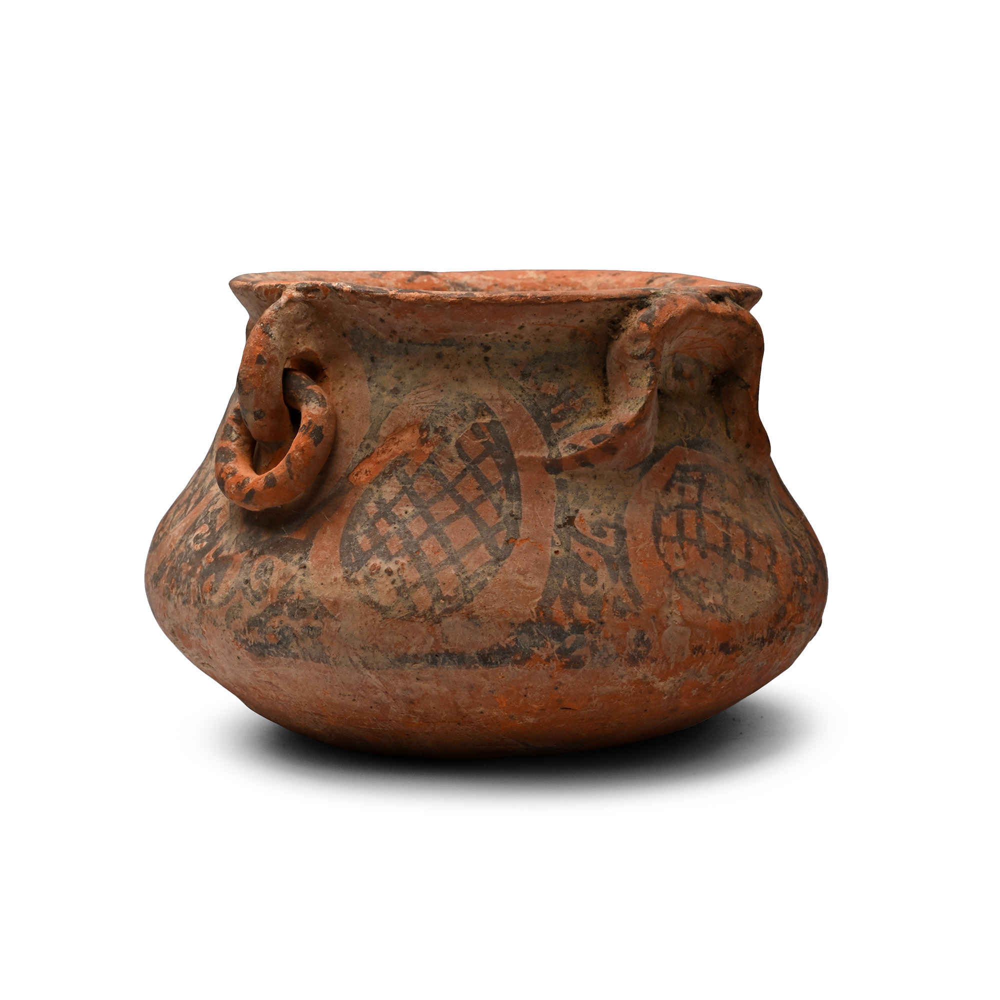 Indus Valley Painted Terracotta Bowl with Rings