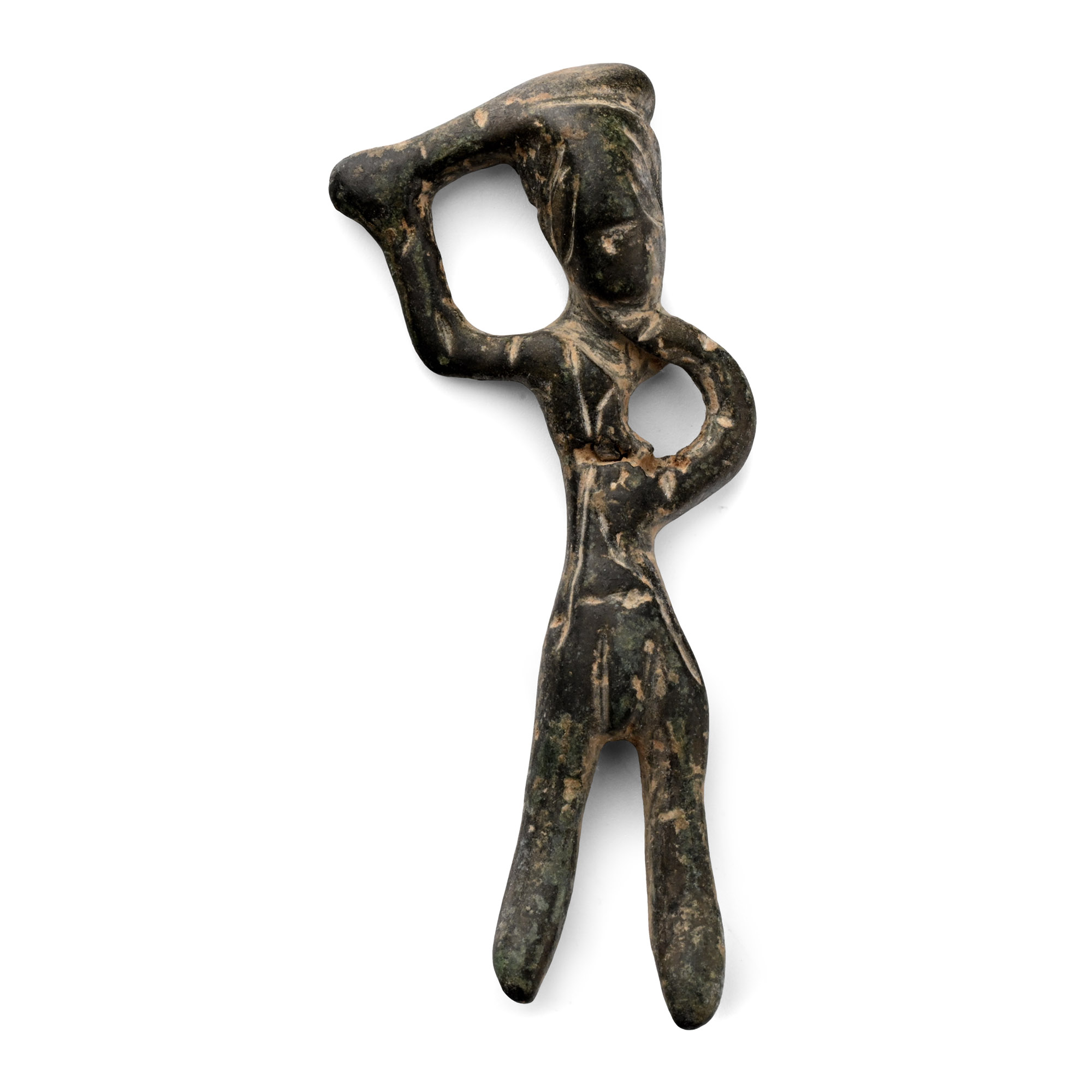 Elamite Bronze Piravend Statuette