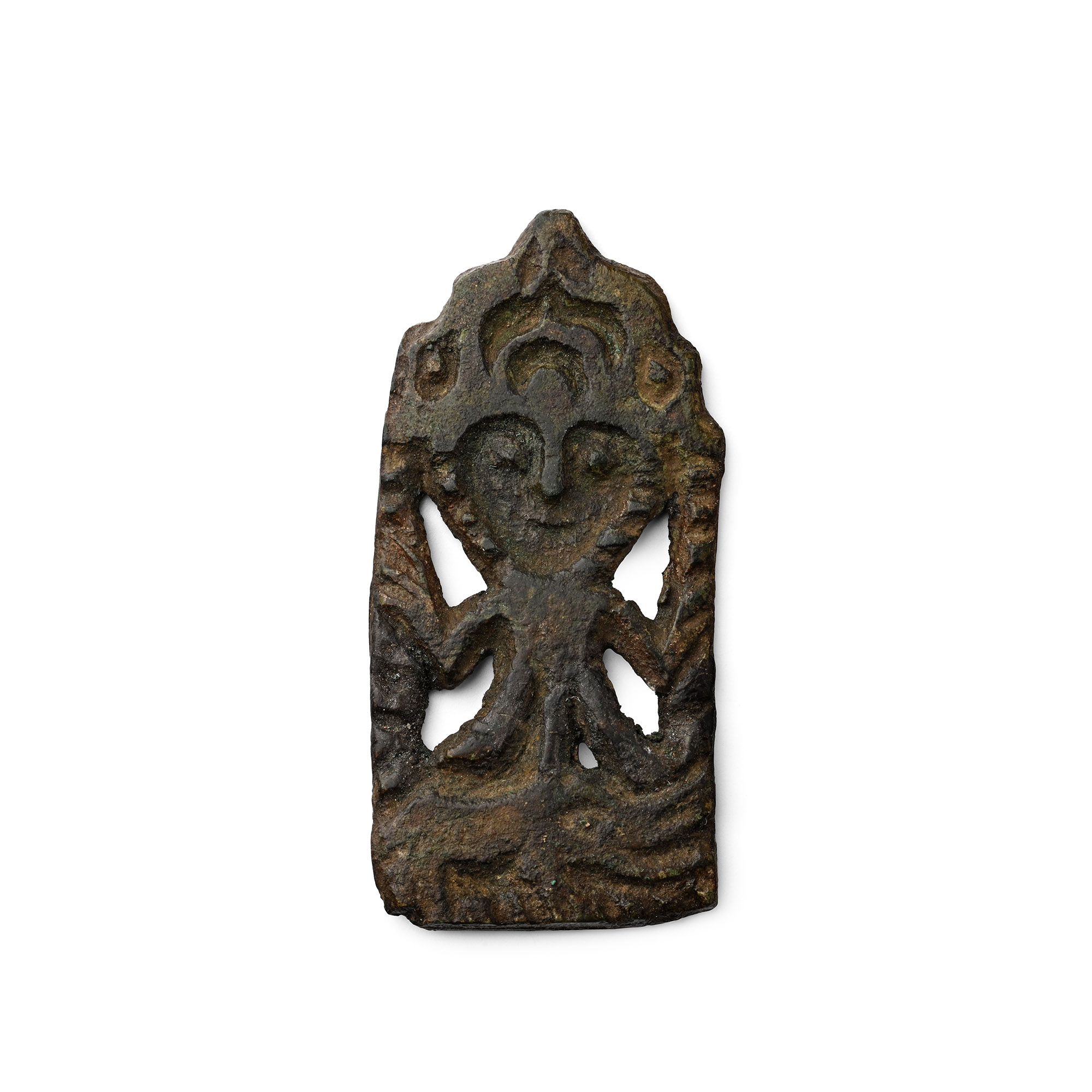 Central Asian Bronze Perm Kama Iconic Applique