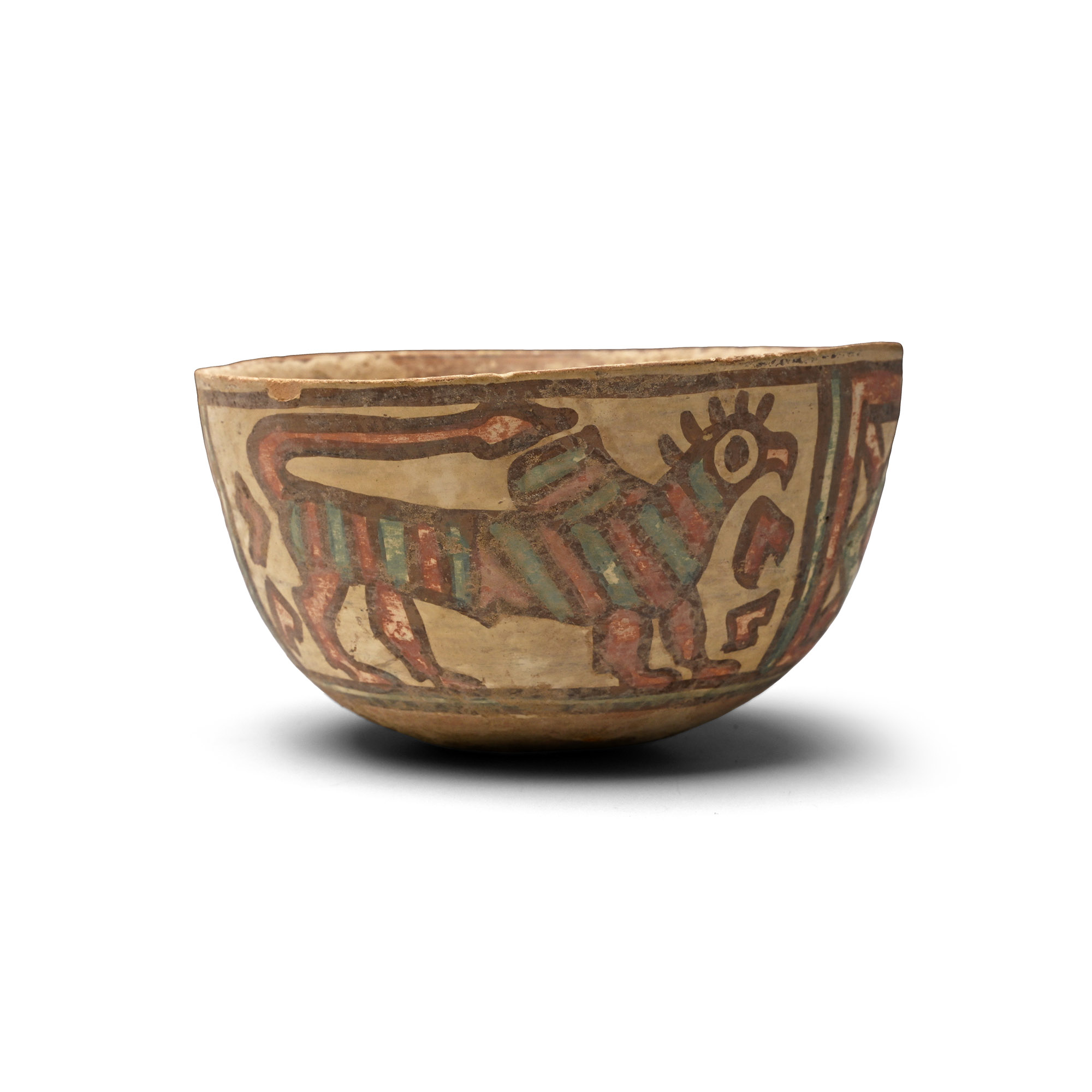 Indus Valley Mehrgarh Terracotta Vessel with Animals