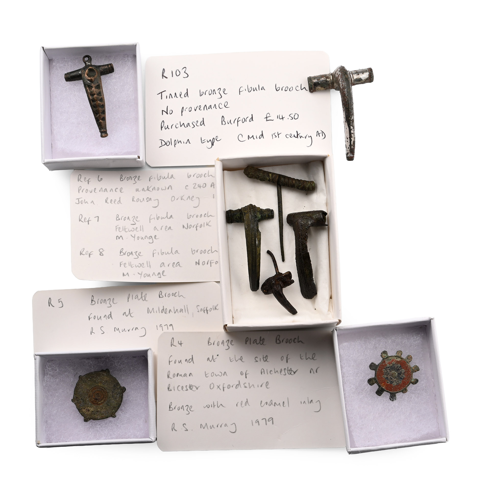 Romano-British Bronze Brooch Collection