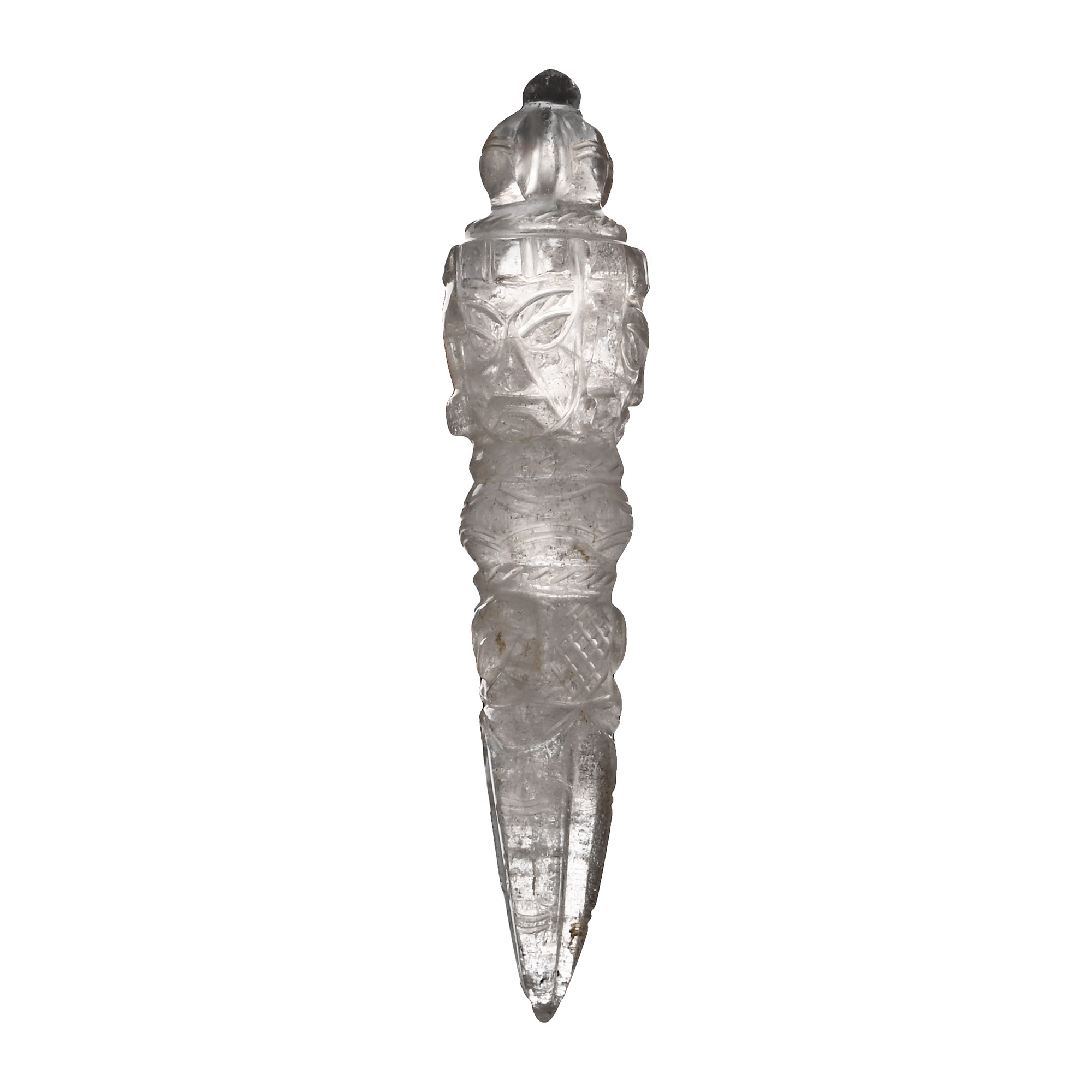 Tibetan Rock Crystal Ceramonial Purba Dagger