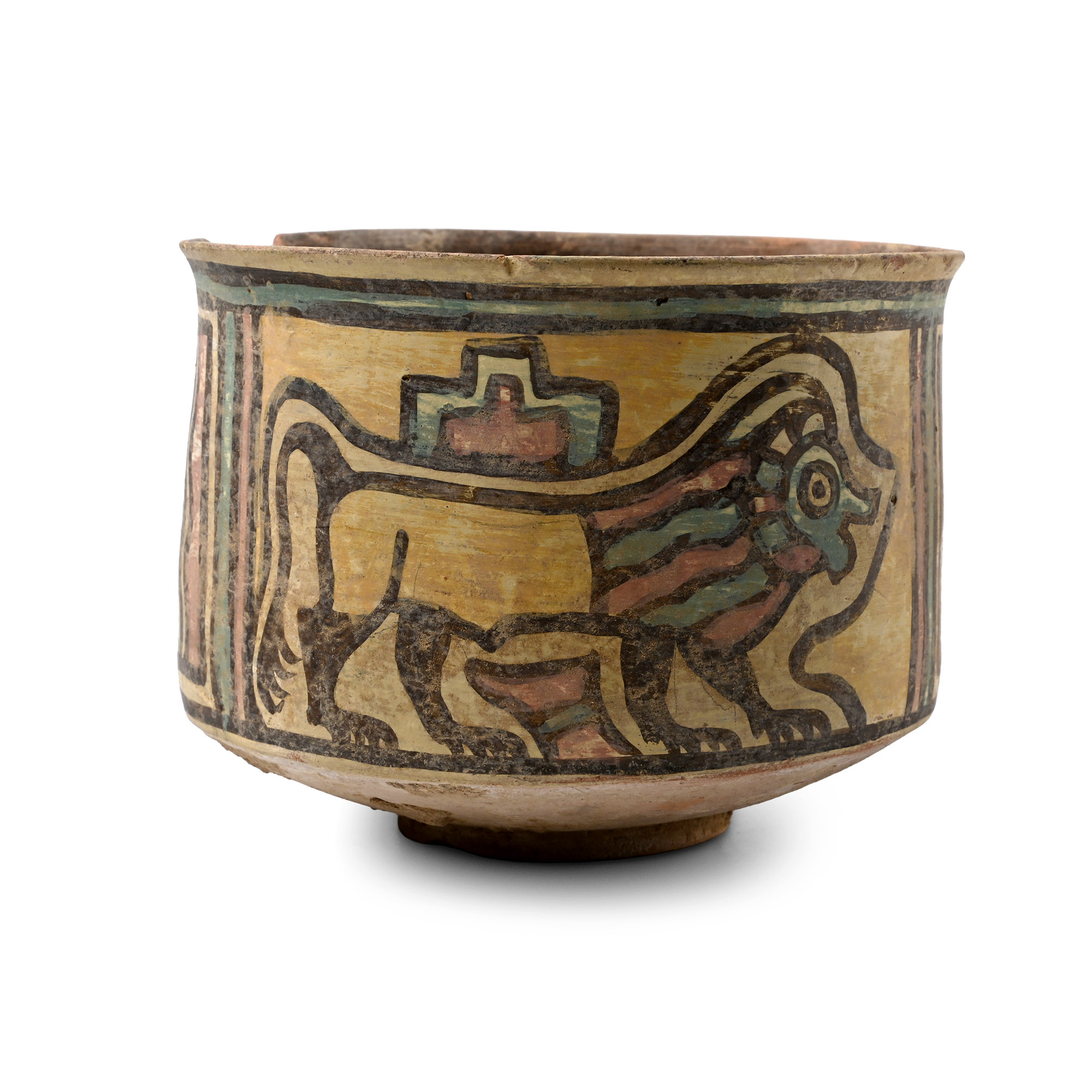 Indus Valley Mehrgarh Terracotta Vessel with Animals