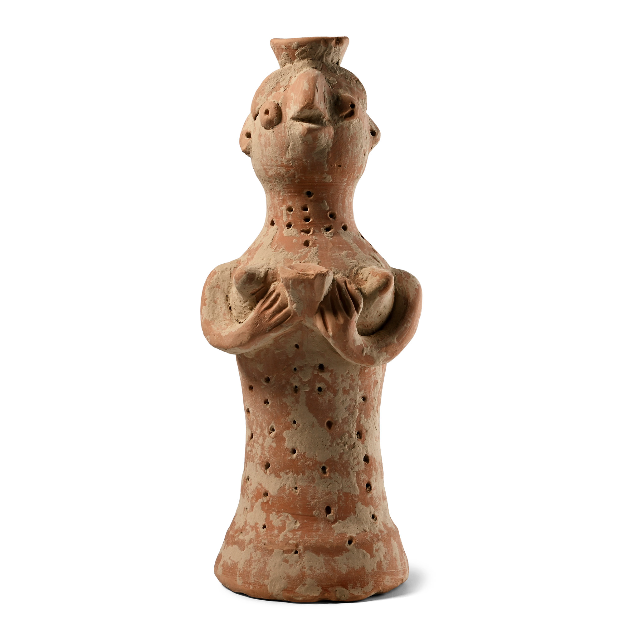 Indus Valley Terracotta  Fertility Idol with Offering Cup