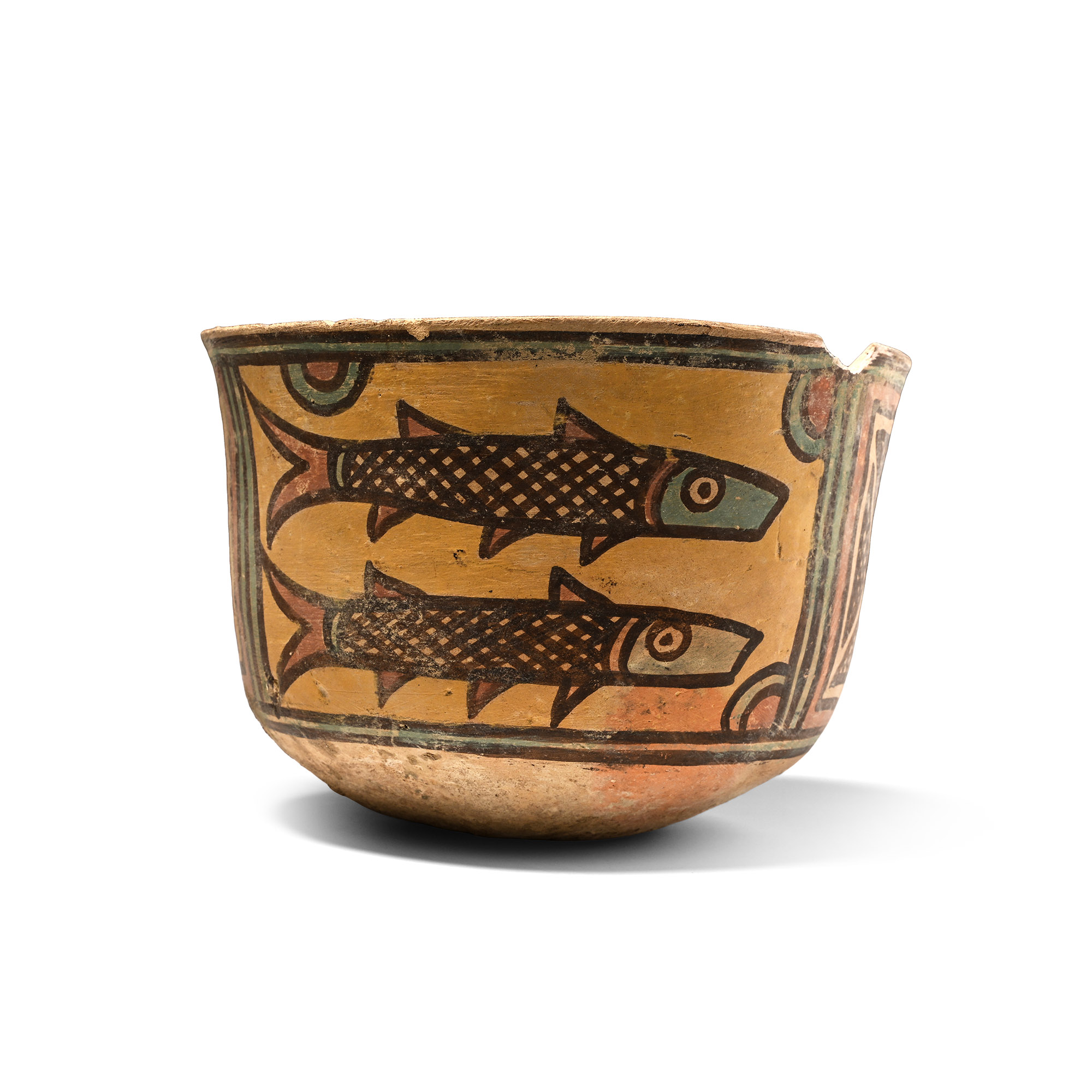 Indus Valley Mehrgarh Terracotta Vessel with Animals