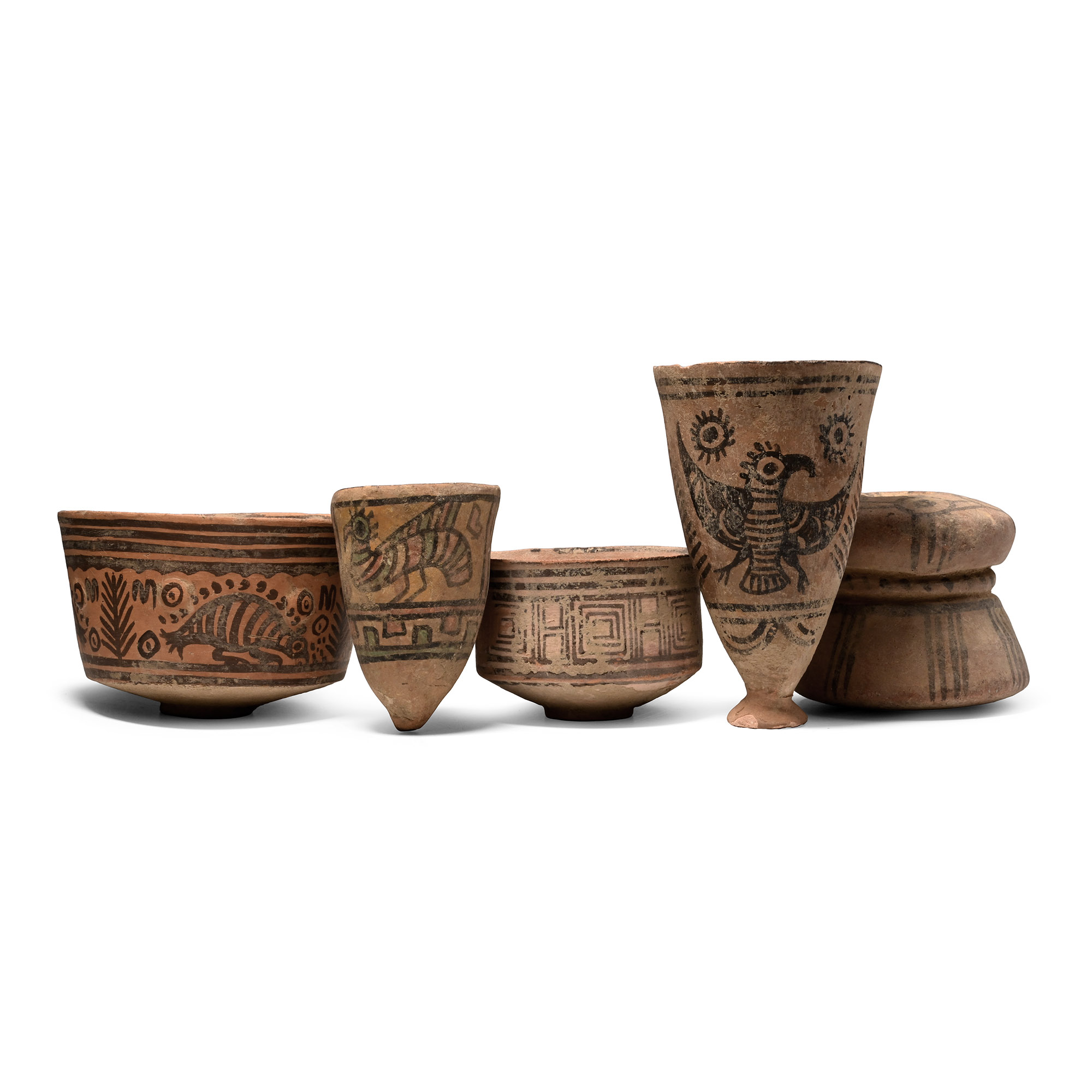 Indus Valley Mehrgarh Terracotta Vessel Group