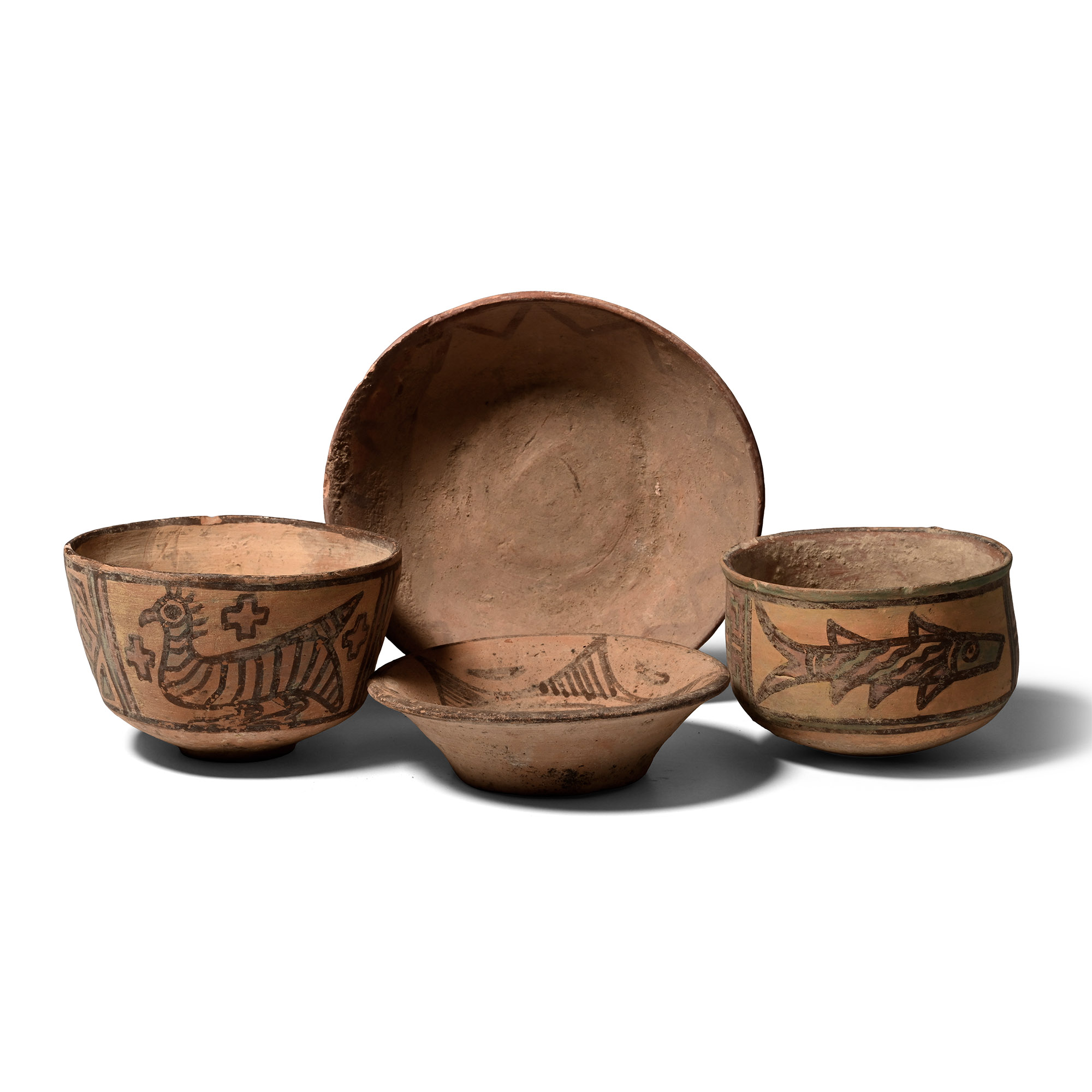 Indus Valley Mehrgarh Terracotta Vessel Group