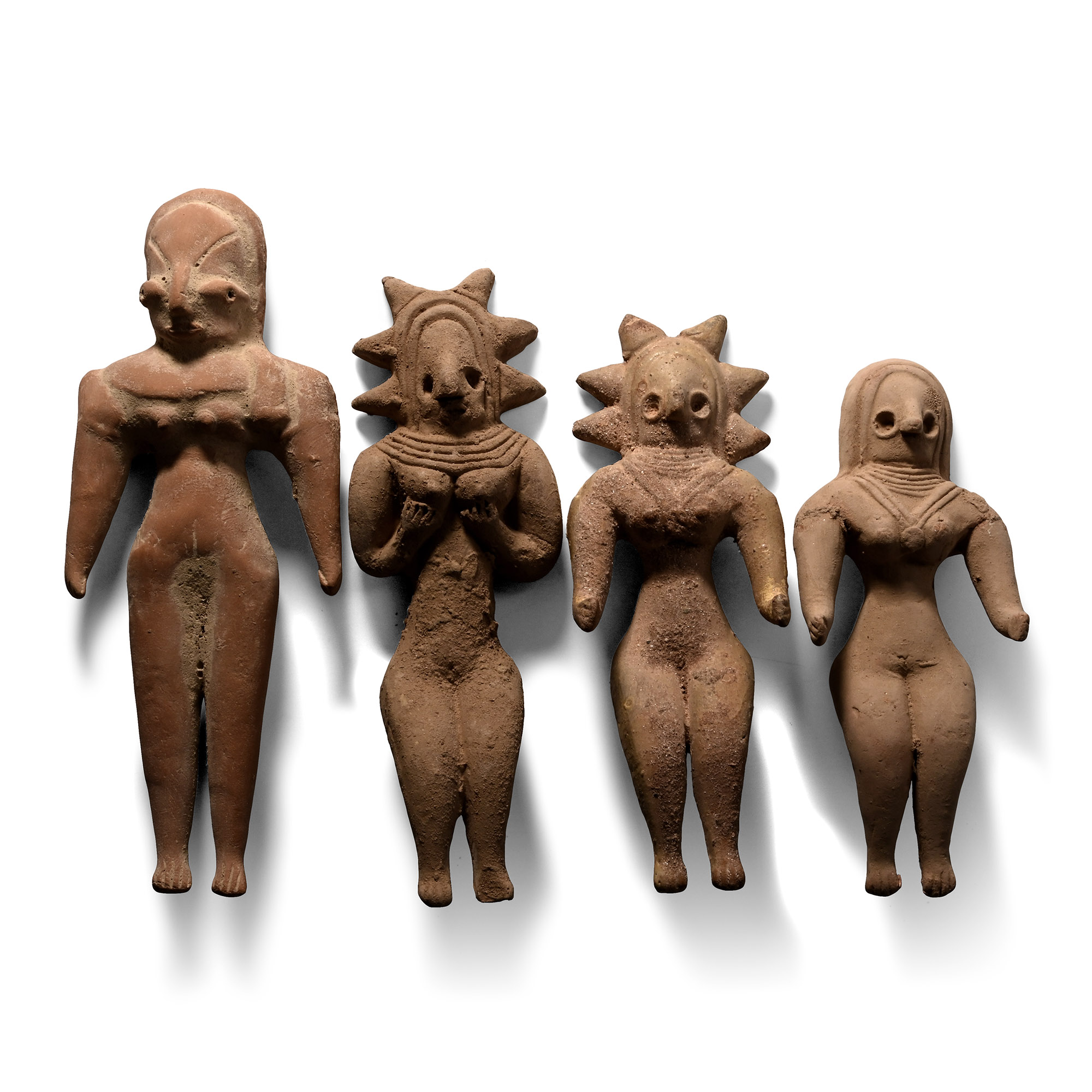 Indus Valley Style Terracotta Idol Group