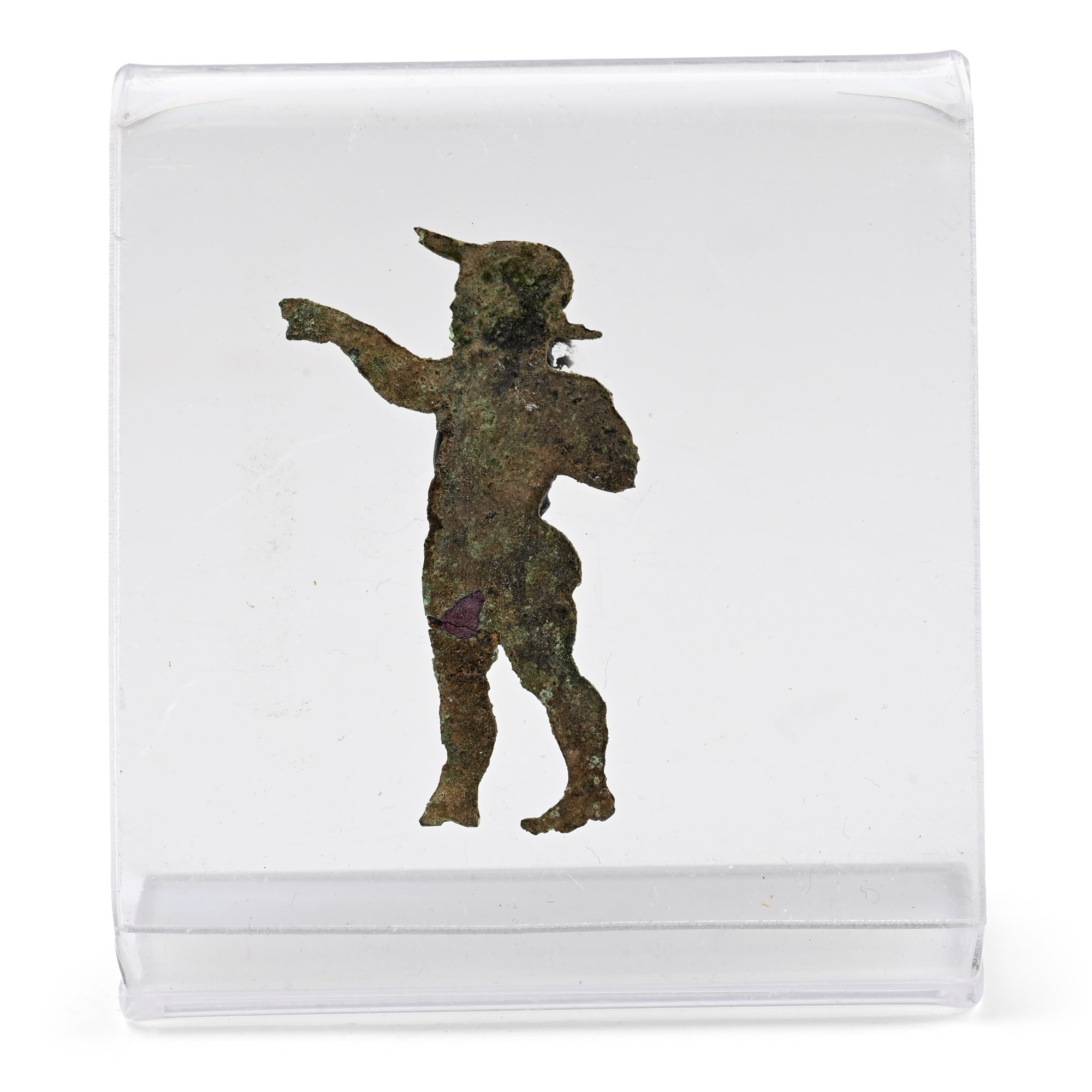 Roman Bronze Gladiator Figure