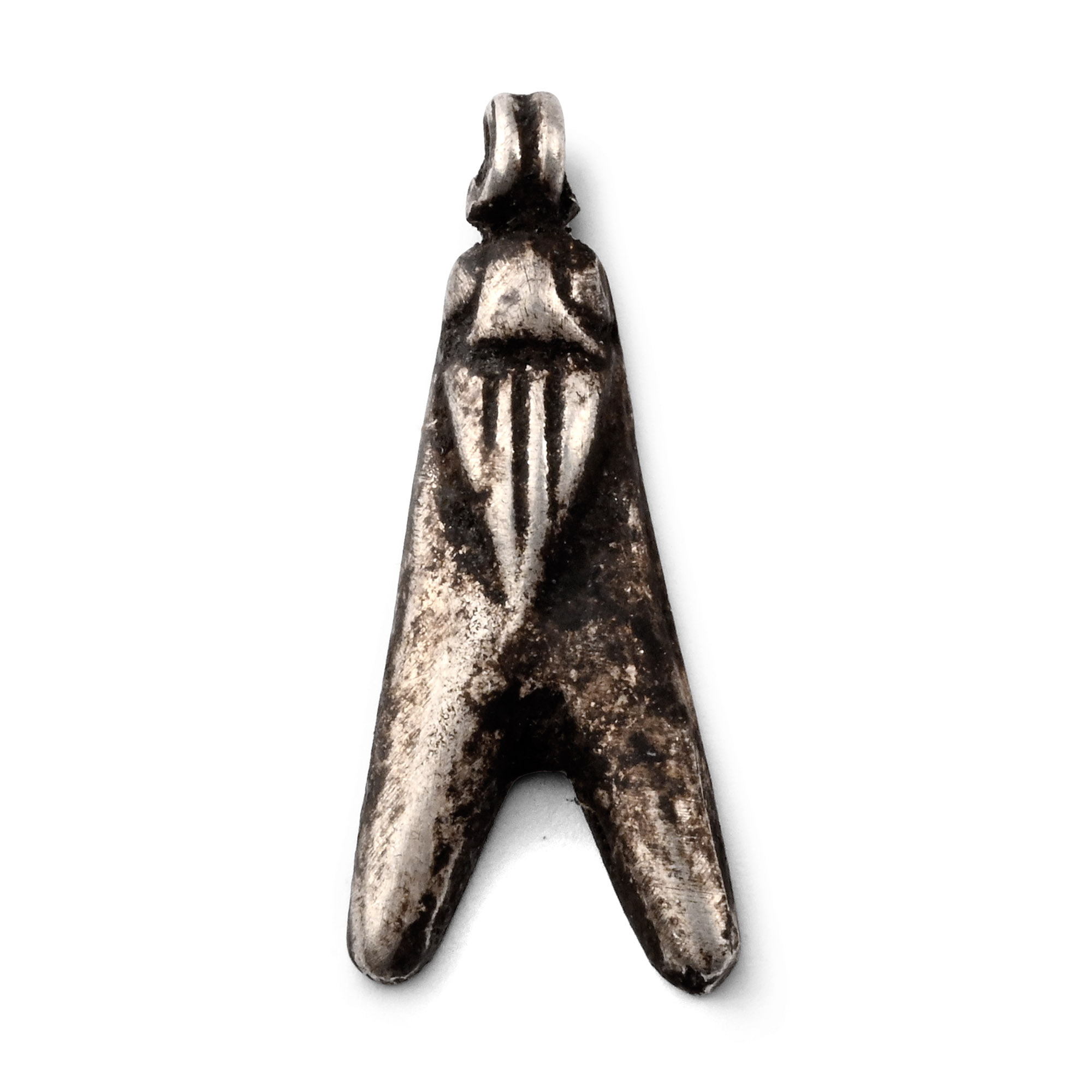 Egyptian Silver Fly Amulet