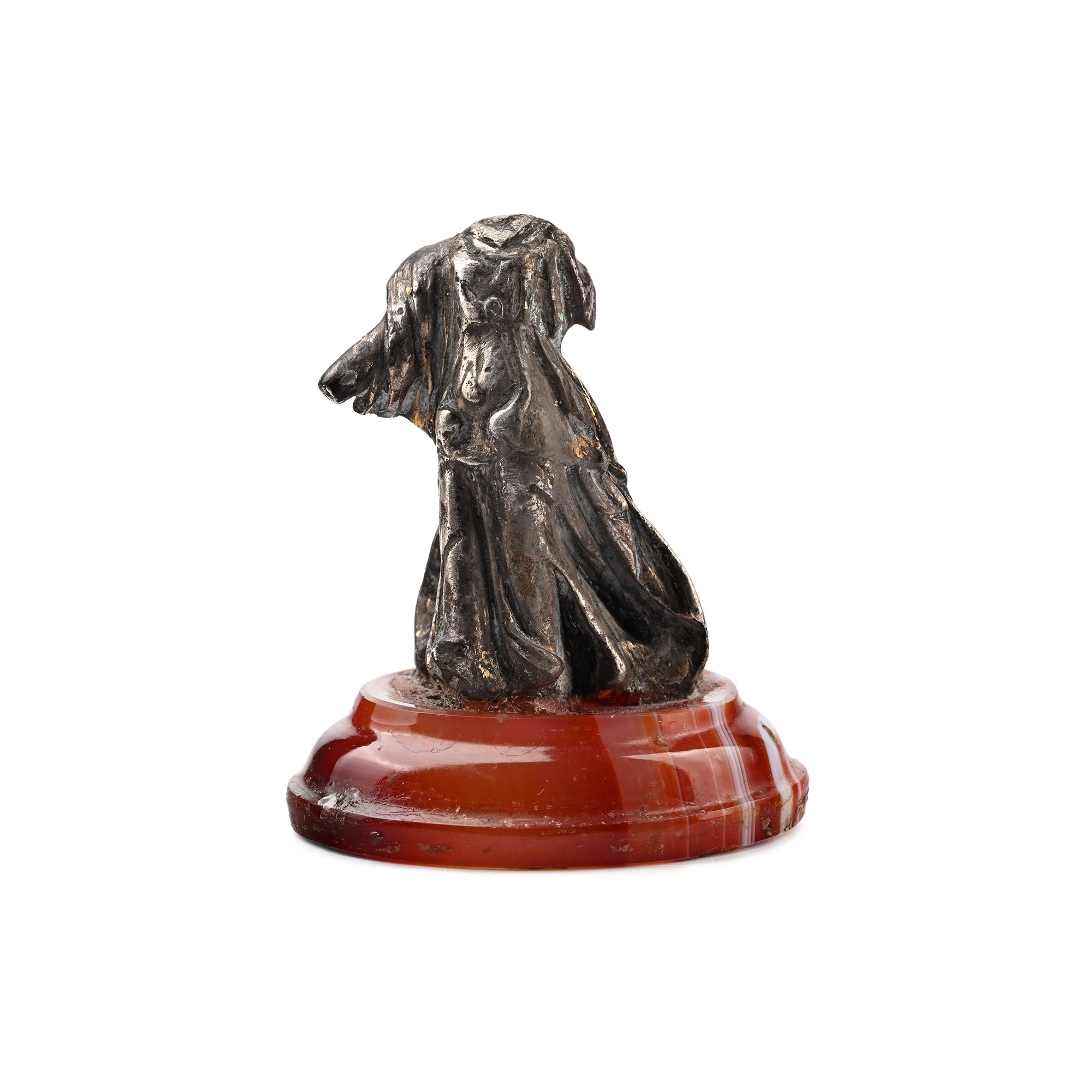 Roman Silver Statuette of a Goddess