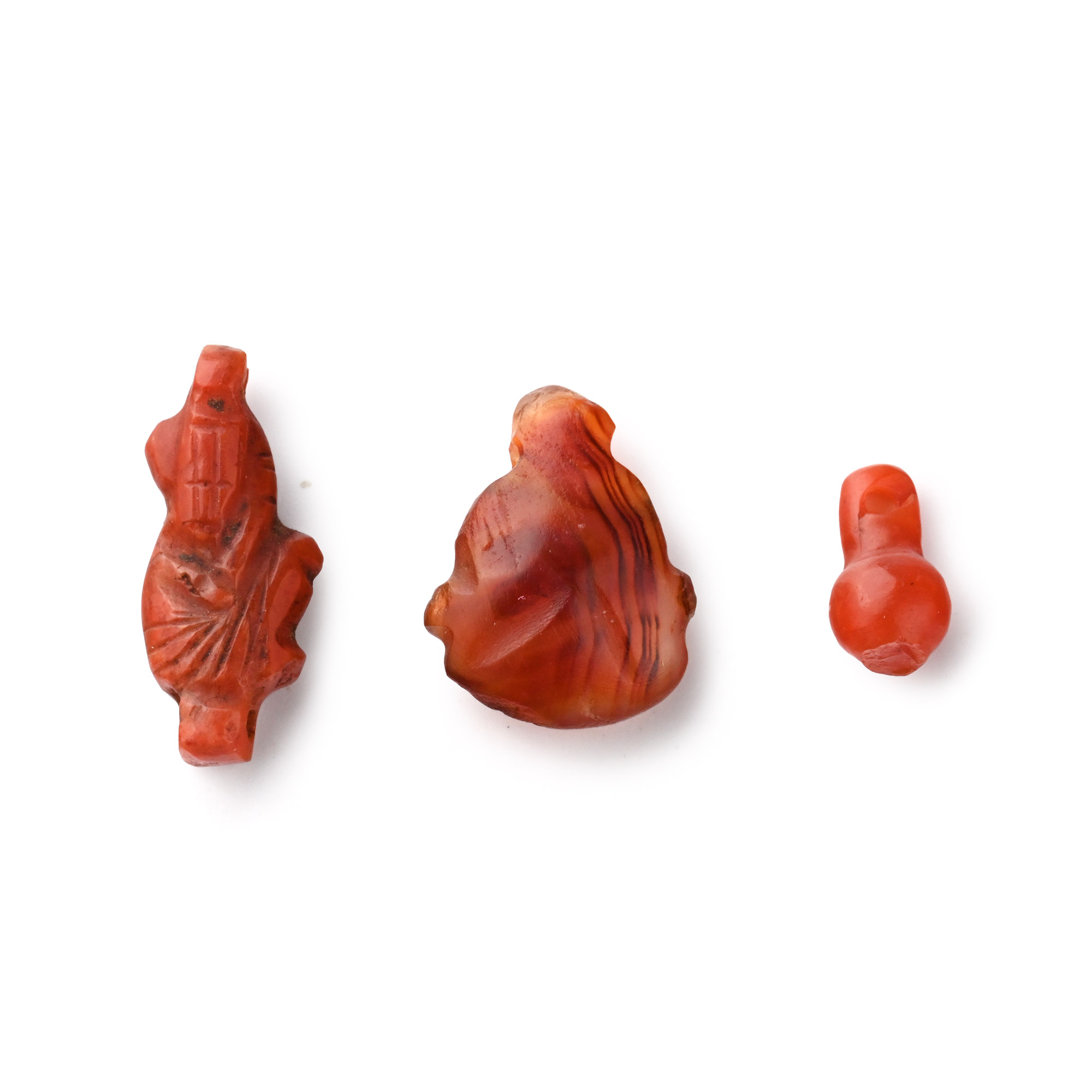 Egyptian Carnelian Amulet Group