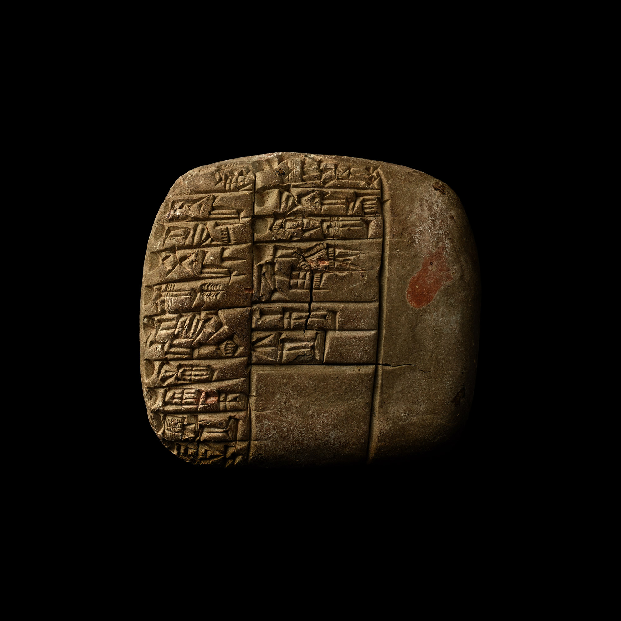 Sumerian Cuneiform Tablet Listing Goods Including 10 Shekels of Silver