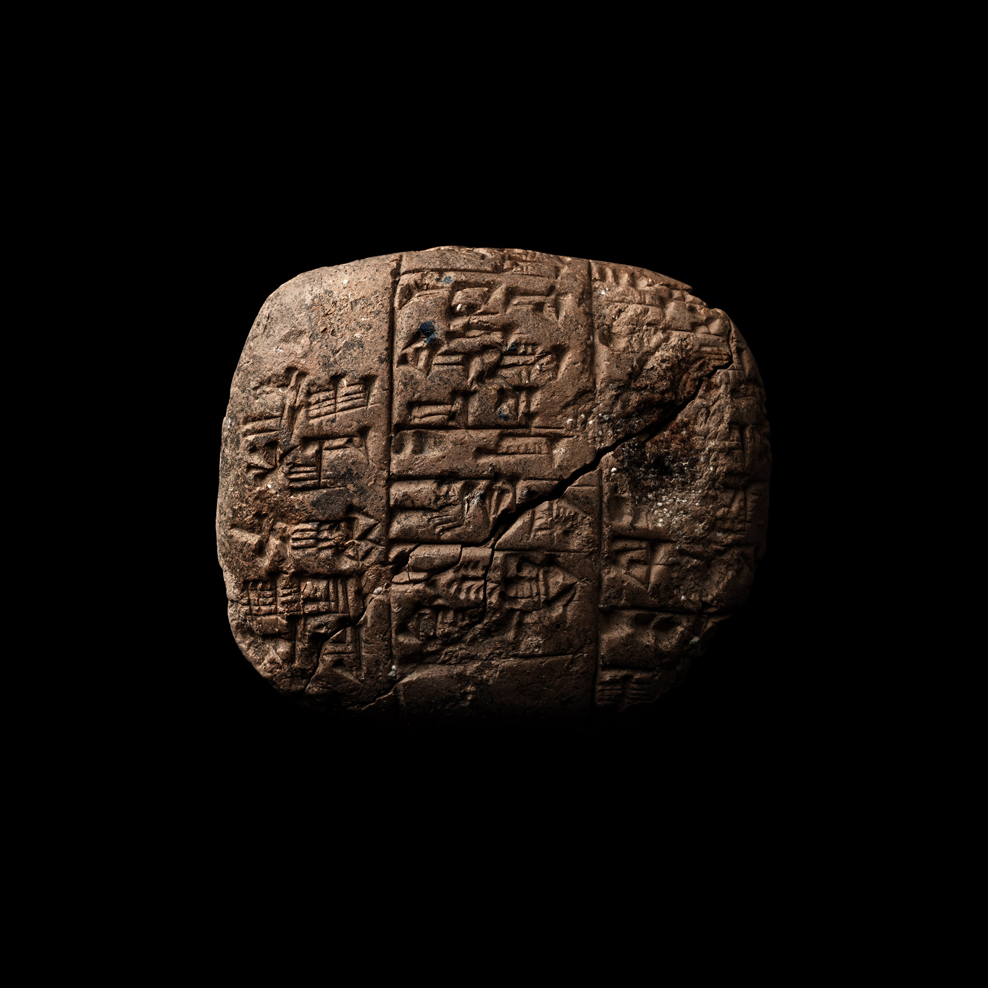Sumerian Cuneiform Tablet Listing Goods Including 1 Shekel of Refined Silver from Mr Enshaga