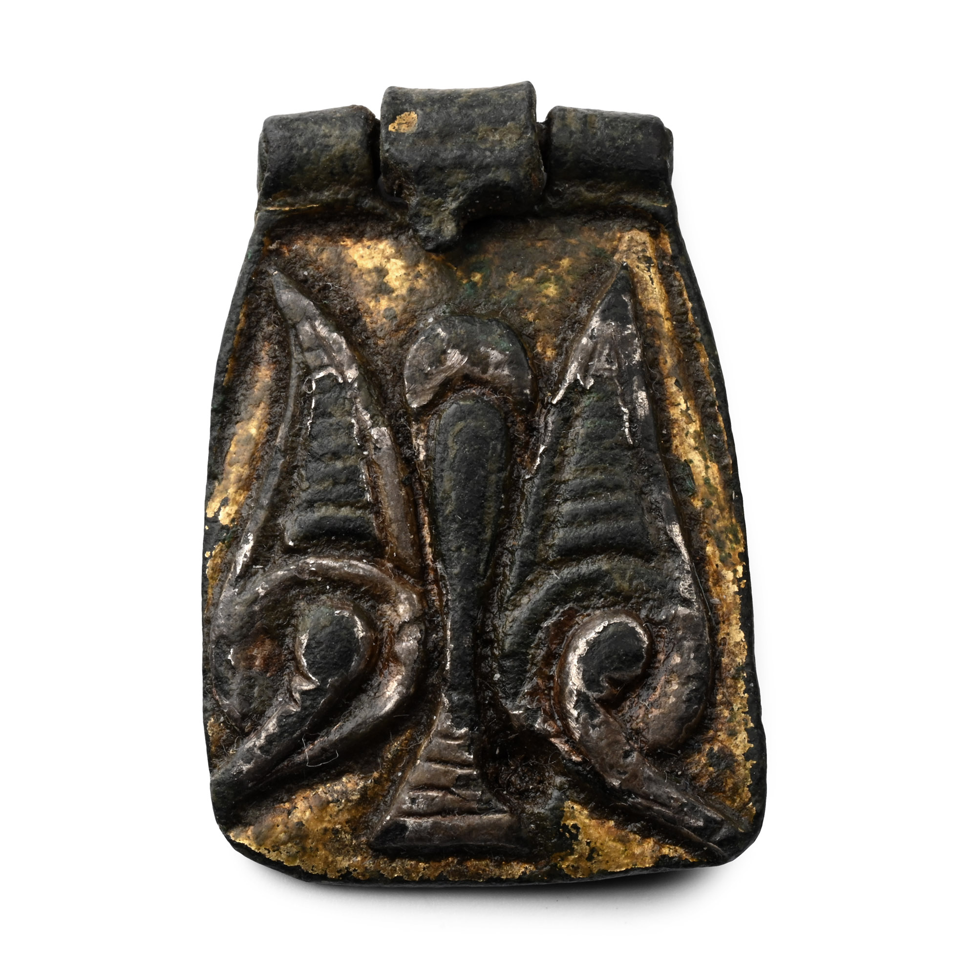 Medieval Gilt Bronze Pendant