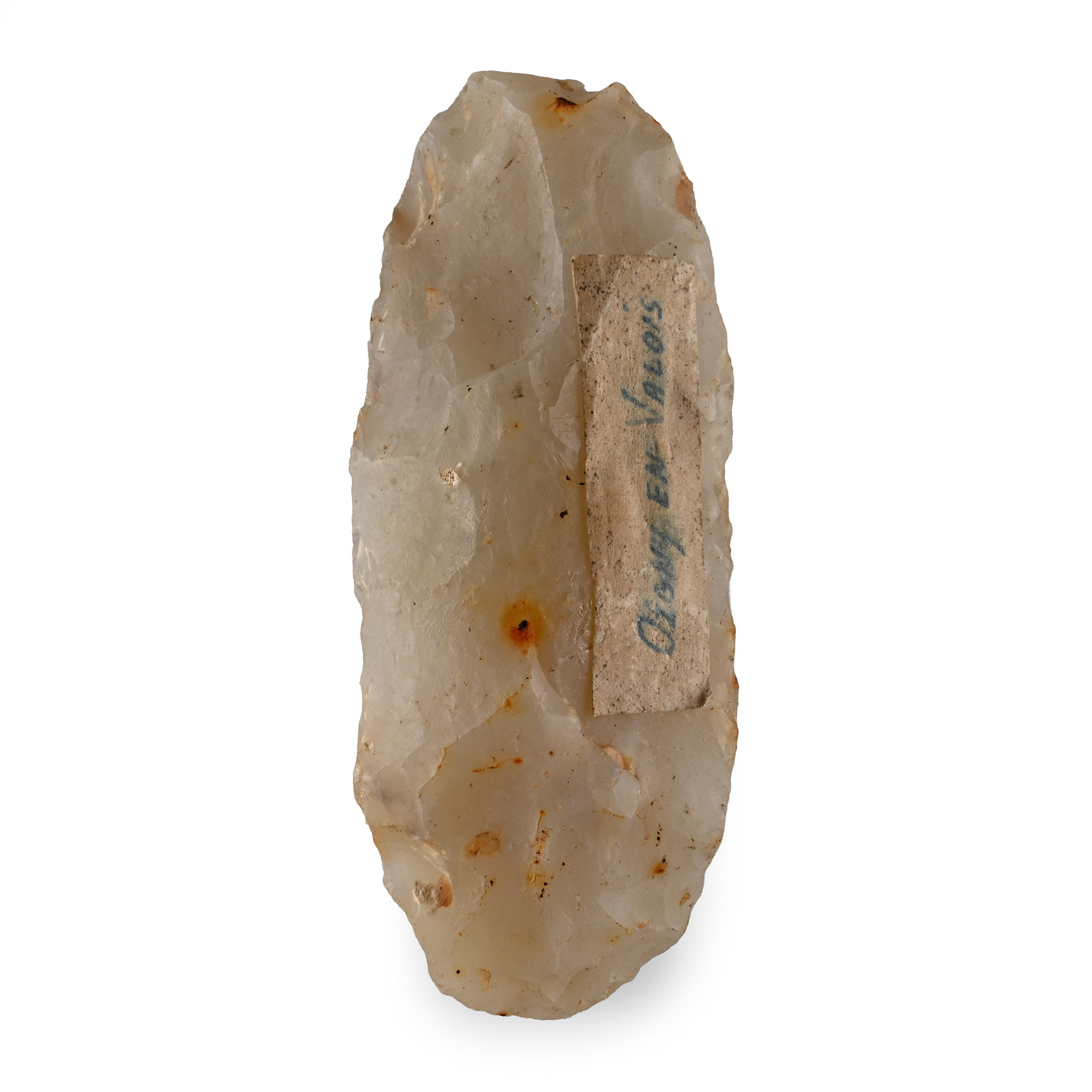 Stone Age Flaked Chalcedony Axehead