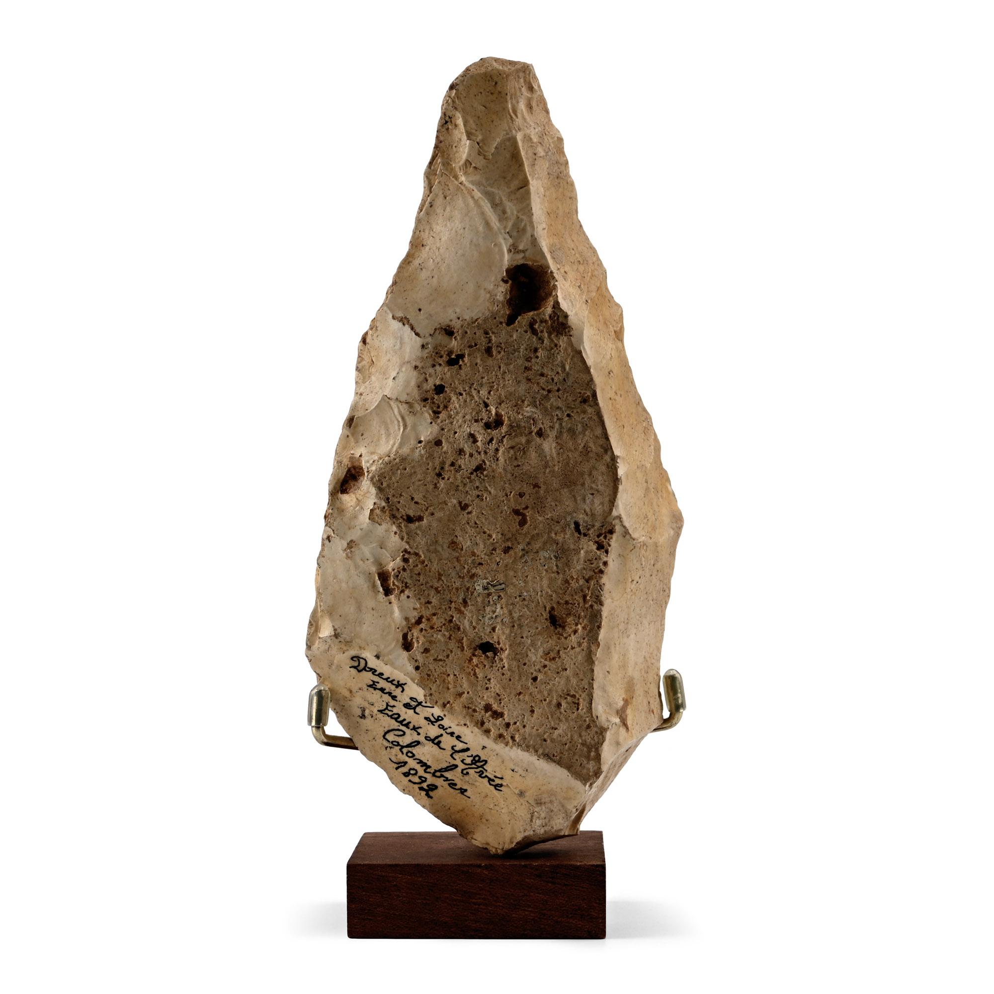 Large Stone Age Acheulean Flint Handaxe