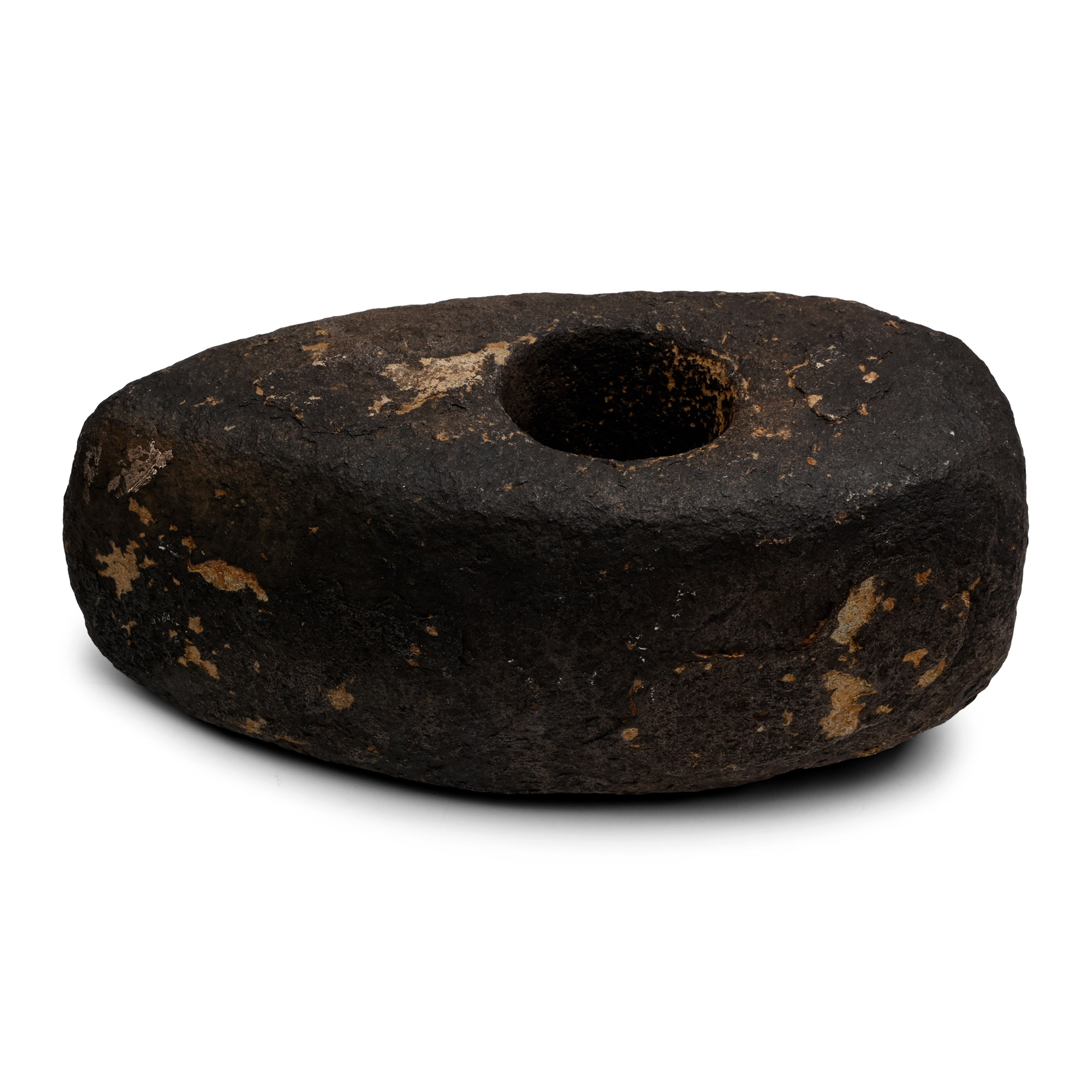 Extremely Large British Bronze Age Pierced Stone Battle-Axe