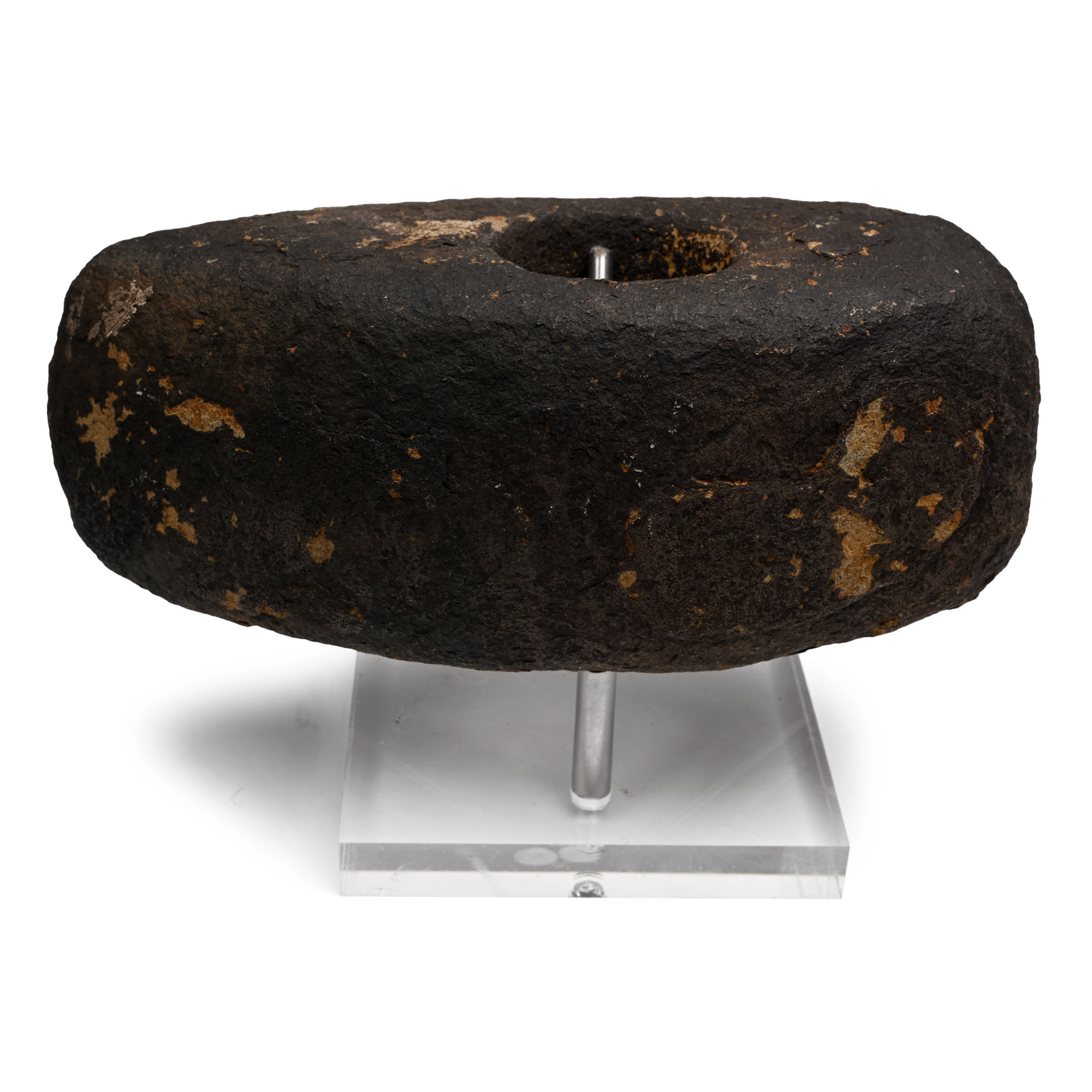 Extremely Large British Bronze Age Pierced Stone Battle-Axe