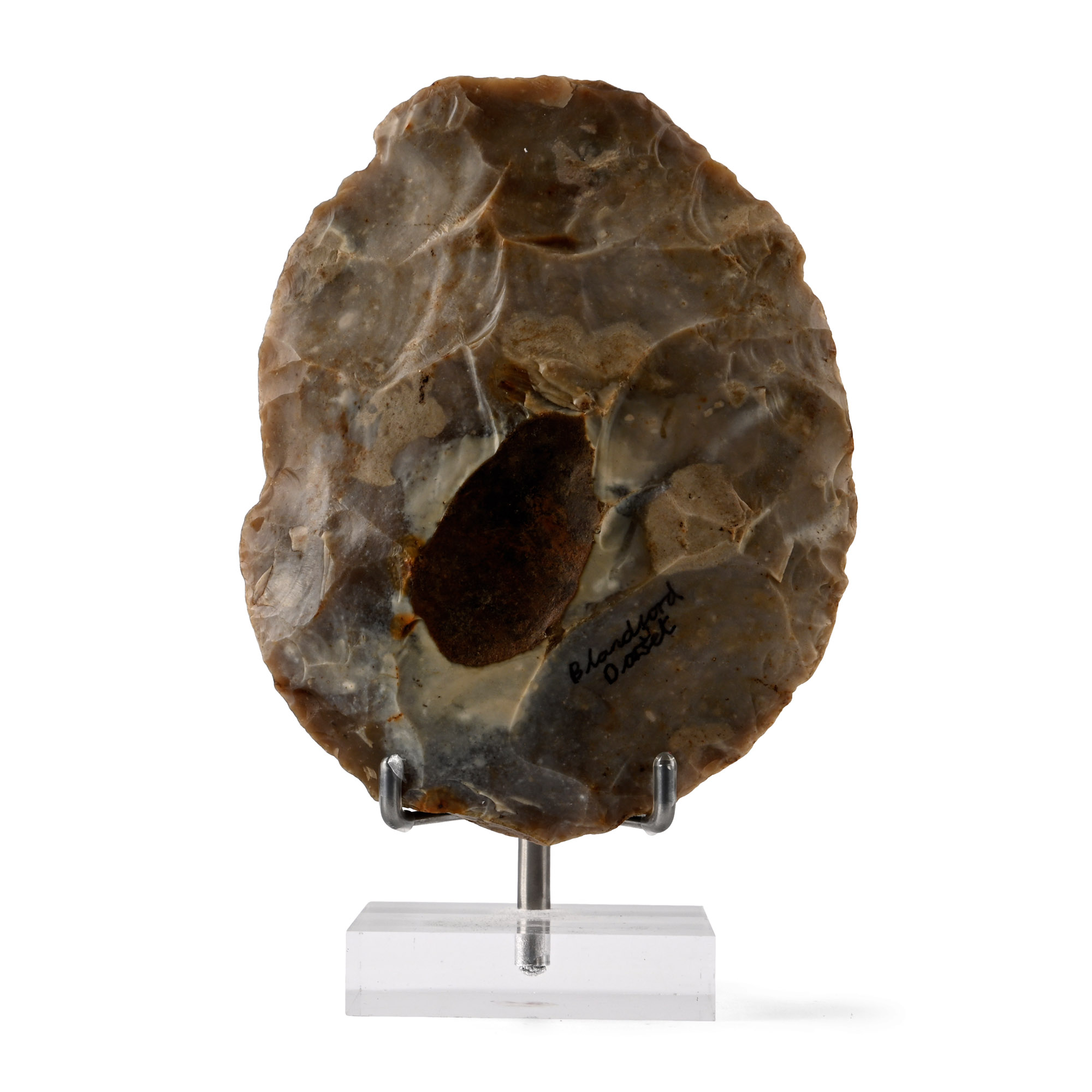Large Stone Age Flint Ovate Handaxe