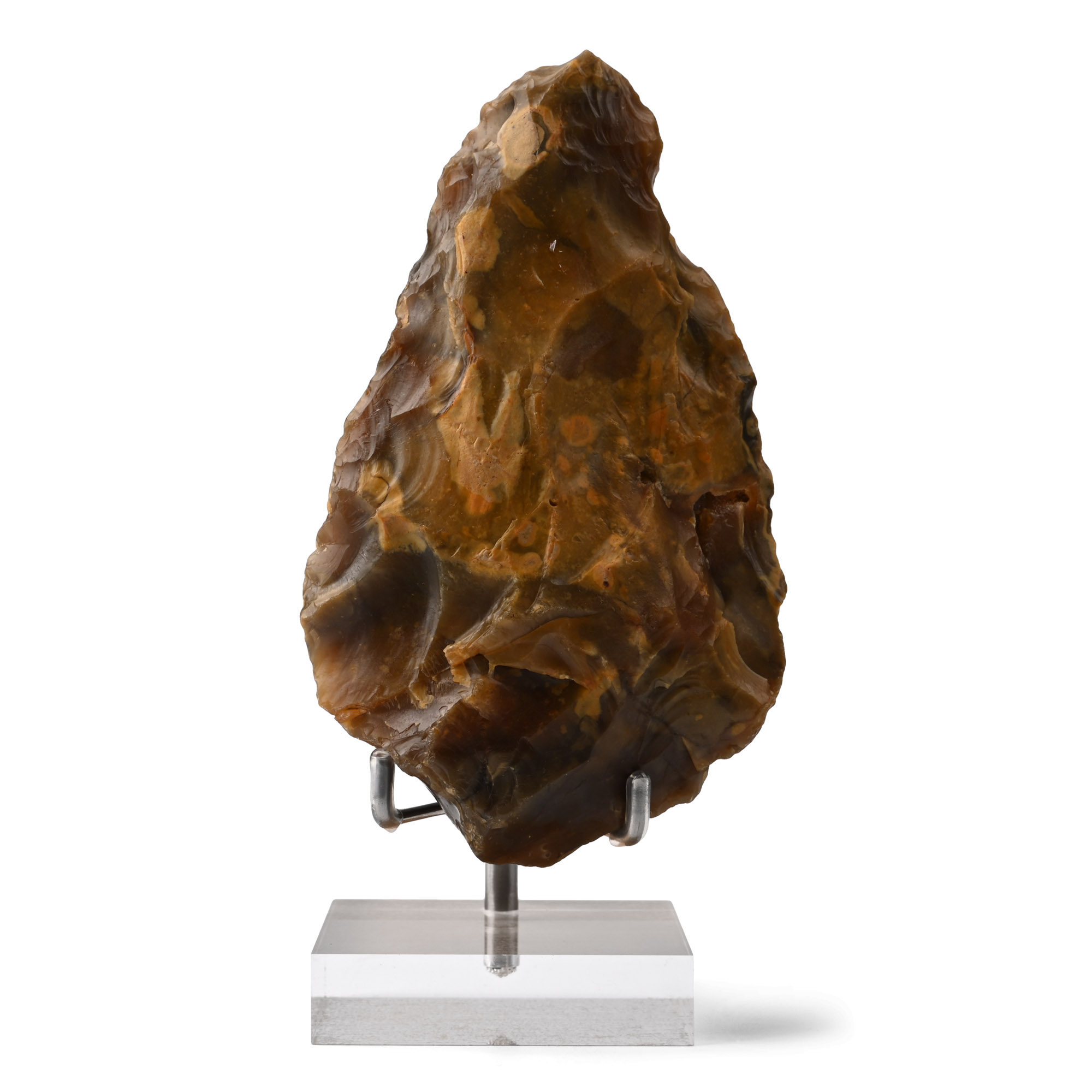 Stone Age Classic-Shaped Flint Handaxe